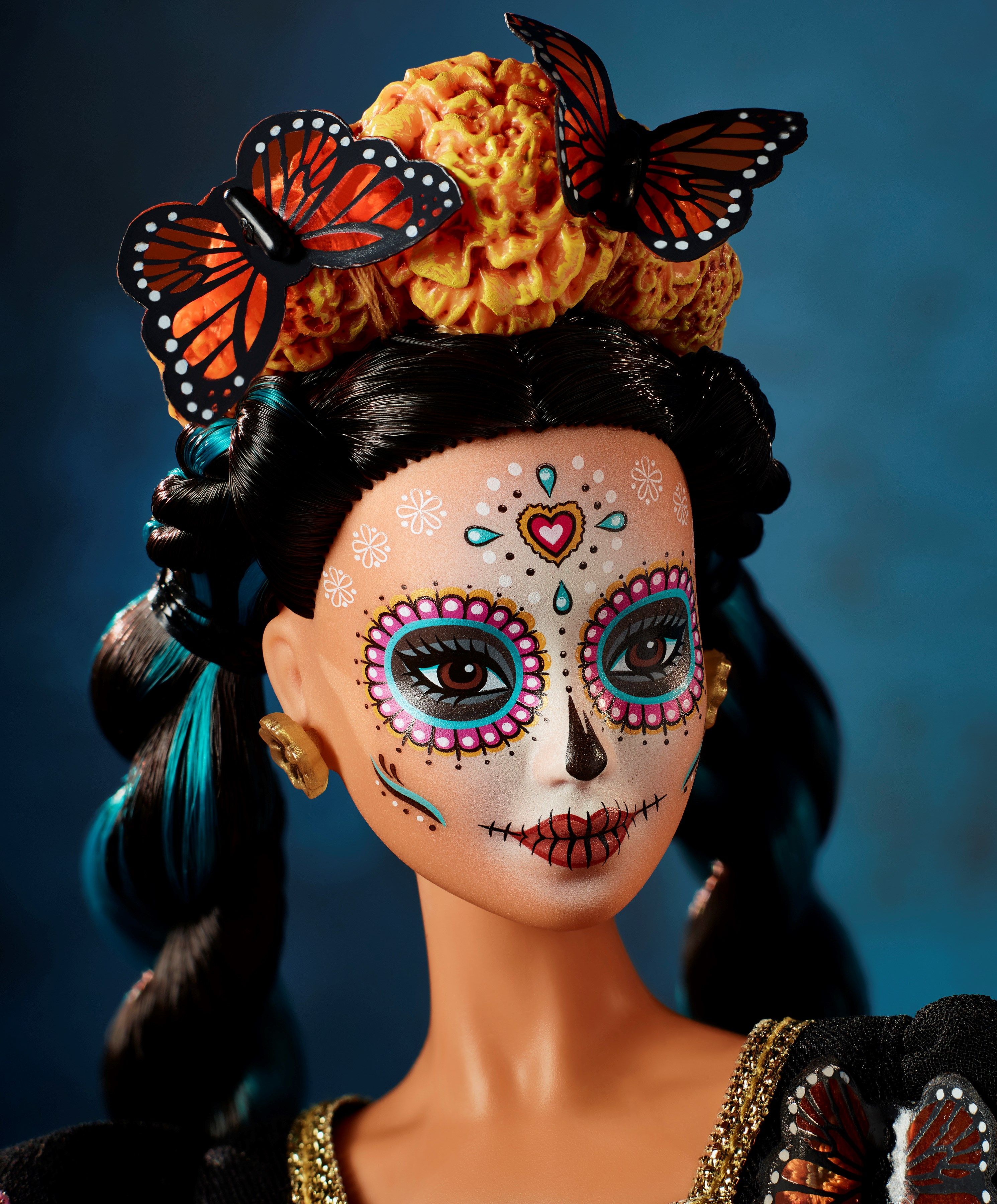 Cómo es la Barbie para honrar el Día de los Muertos en México