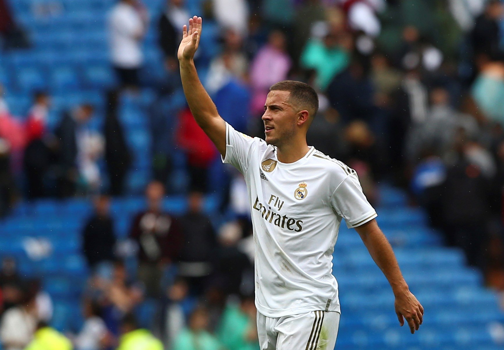 El delantero belga Eden Hazard está ilusionado con jugar la Champions con el Real Madrid. (Foto Prensa Libre: EFE)