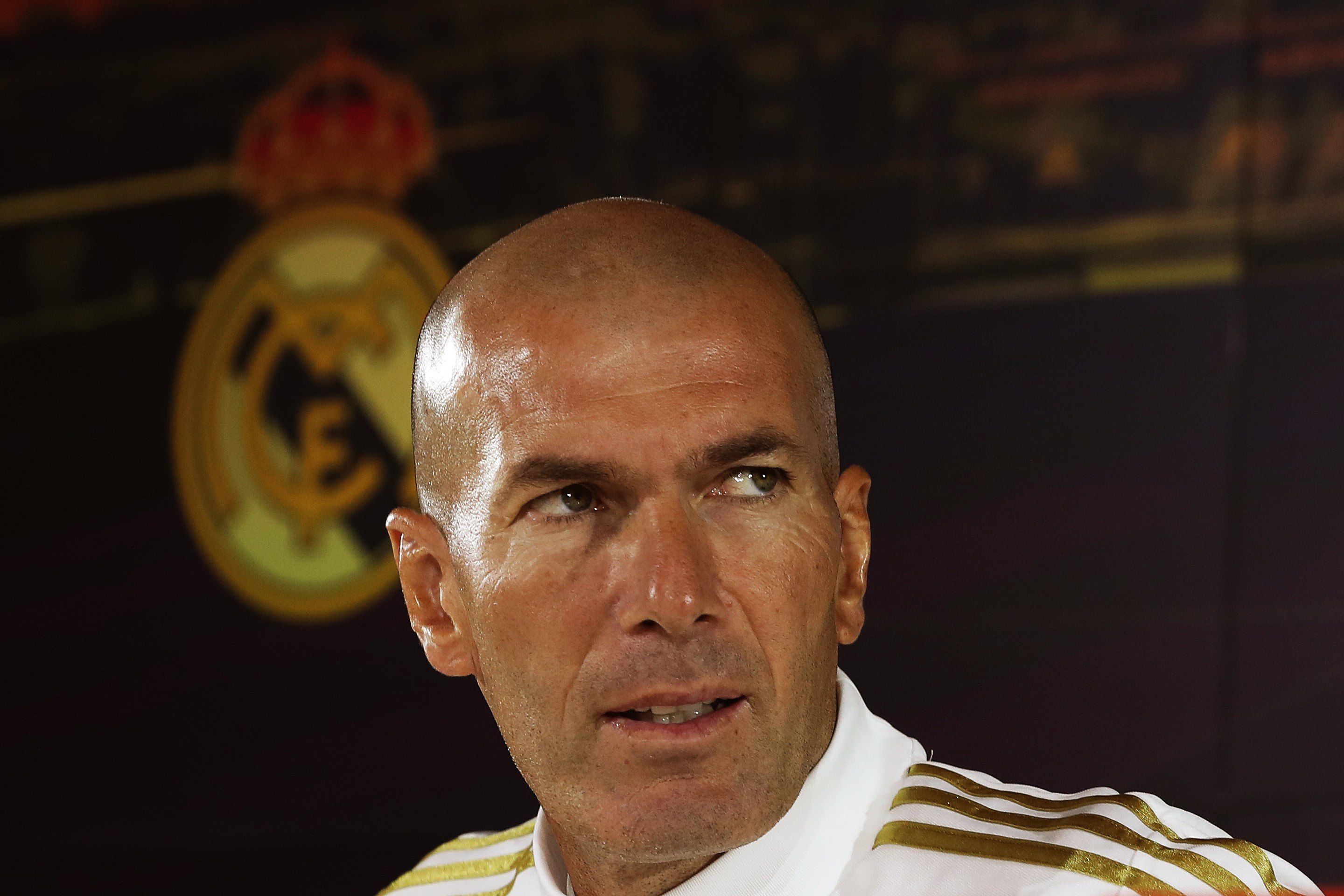  El entrenador francés del Real Madrid, Zinedine Zidane, critica el calendario de competencias. (Foto Prensa Libre: EFE)