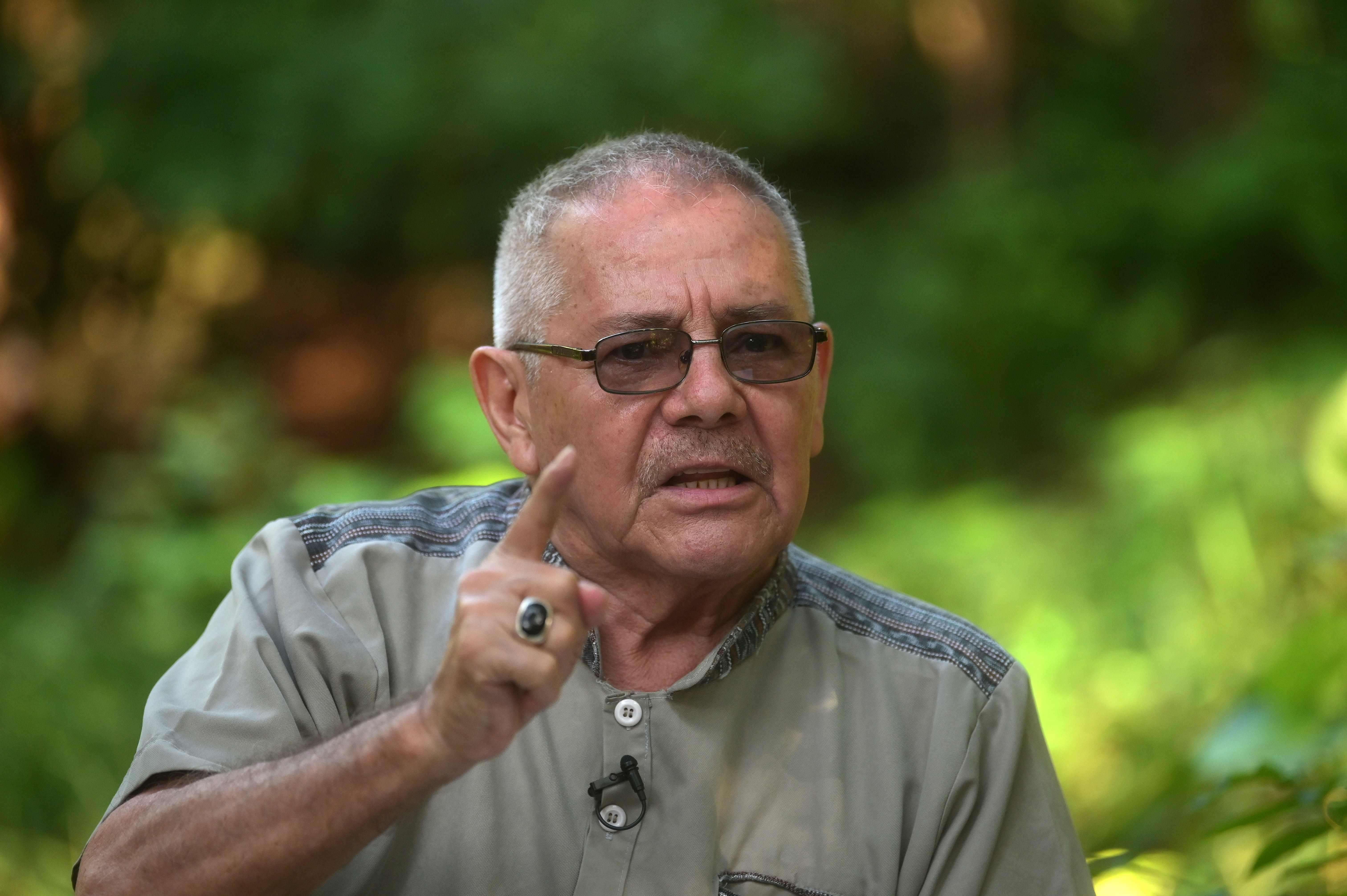 César Montes, exdirigente guerrillero, en septiembre de 2019. (Foto Prensa Libre: Hemeroteca PL)