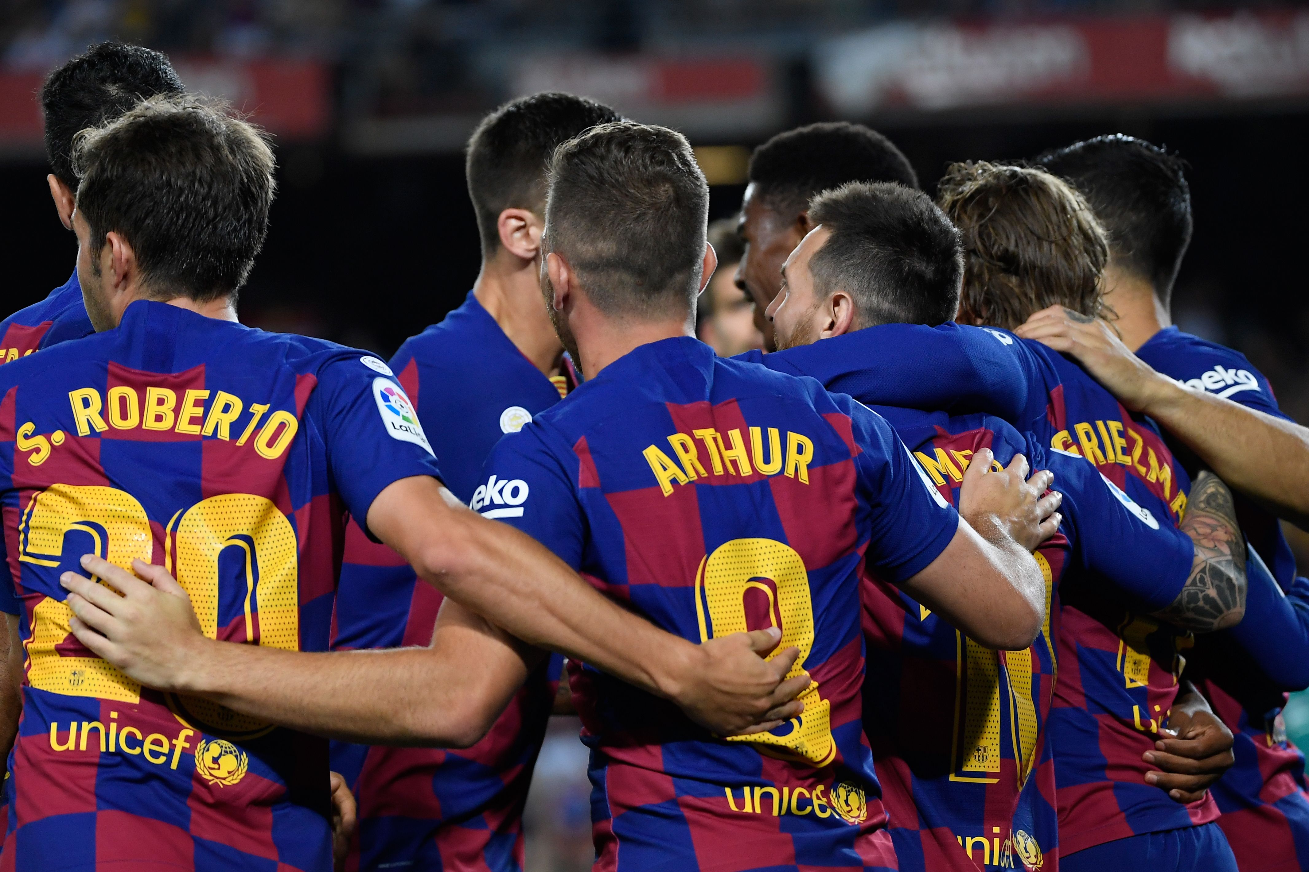 El Barcelona se reencontró con el triunfo frente al Villarreal. (Foto Prensa Libre: AFP)