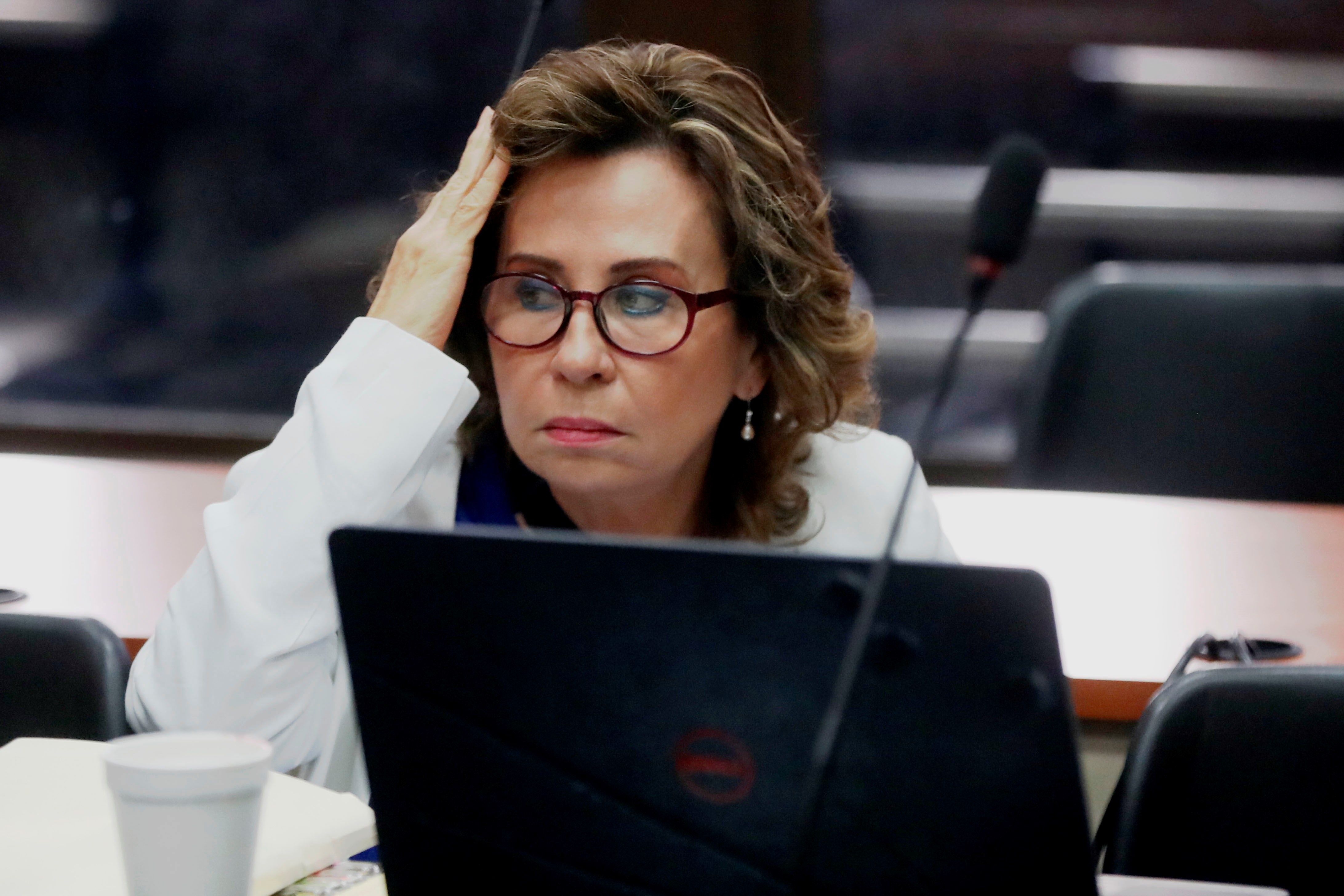 Sandra Torres, exaspirante presidencial de la Unidad Nacional de la Esperanza (UNE). (Foto Prensa Libre: EFE)