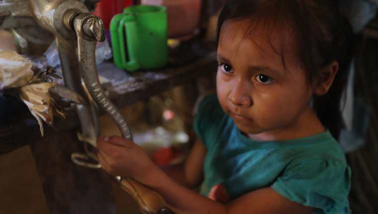 En Chiquimula el 55.6 por ciento de los niños sufre desnutrición crónica. (Foto Prensa Libre: Érick Ávila)