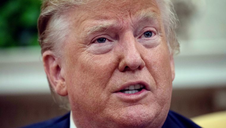 Donald Trump, presidente de Estados Unidos. (Foto Prensa Libre: AFP). 