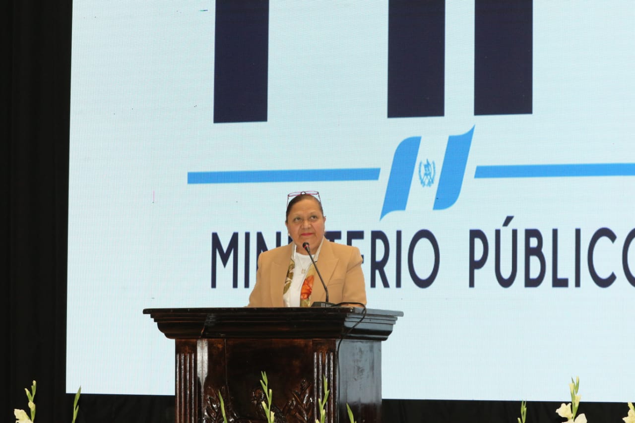 María Consuelo Porras, fiscal general. (Foto Prensa Libre: MP)