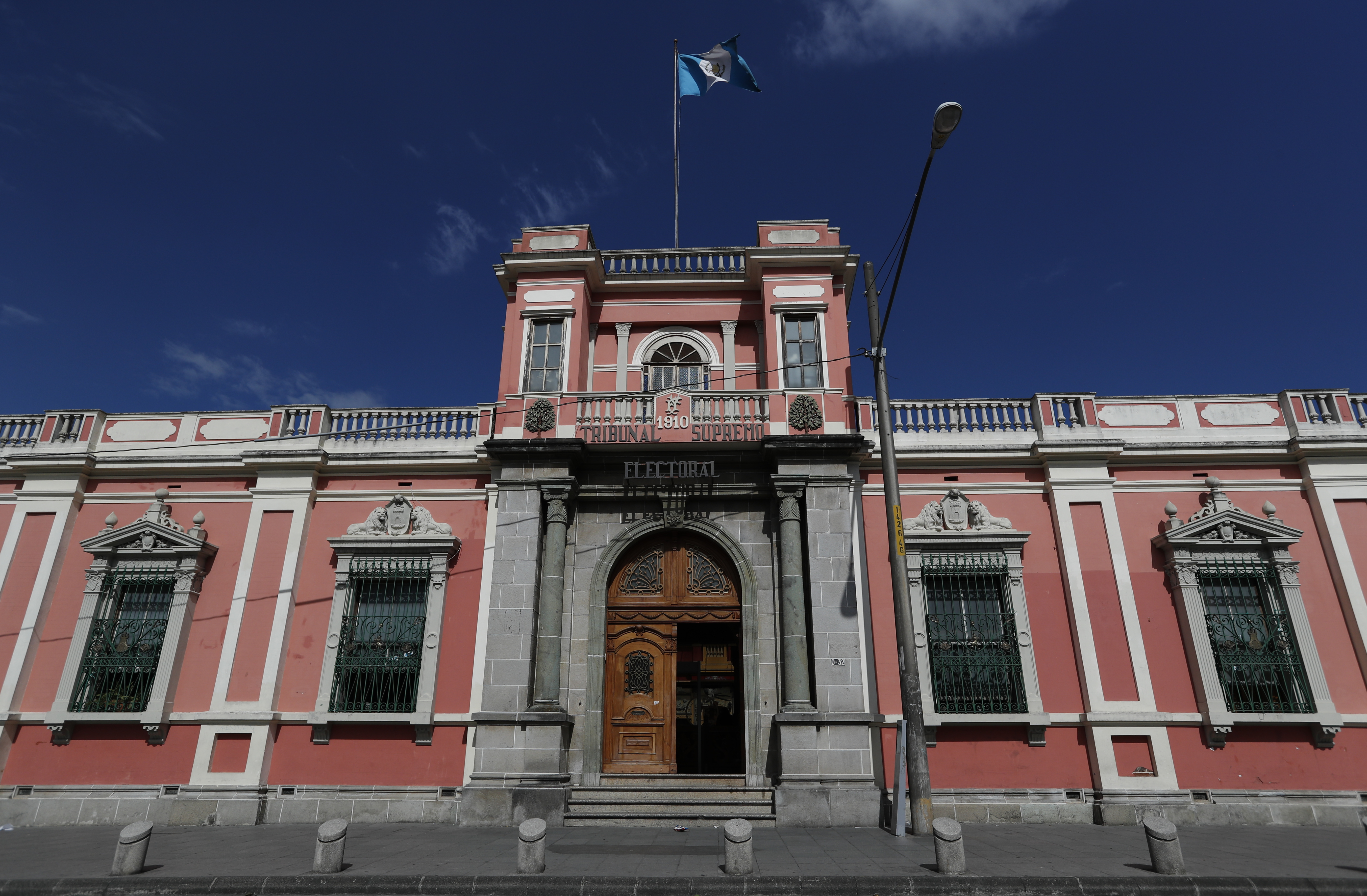 Casa Yurrita, actualmente sede del Tribunal Supremo Electoral -TSE-. (Foto Prensa Libre: Esbin García)