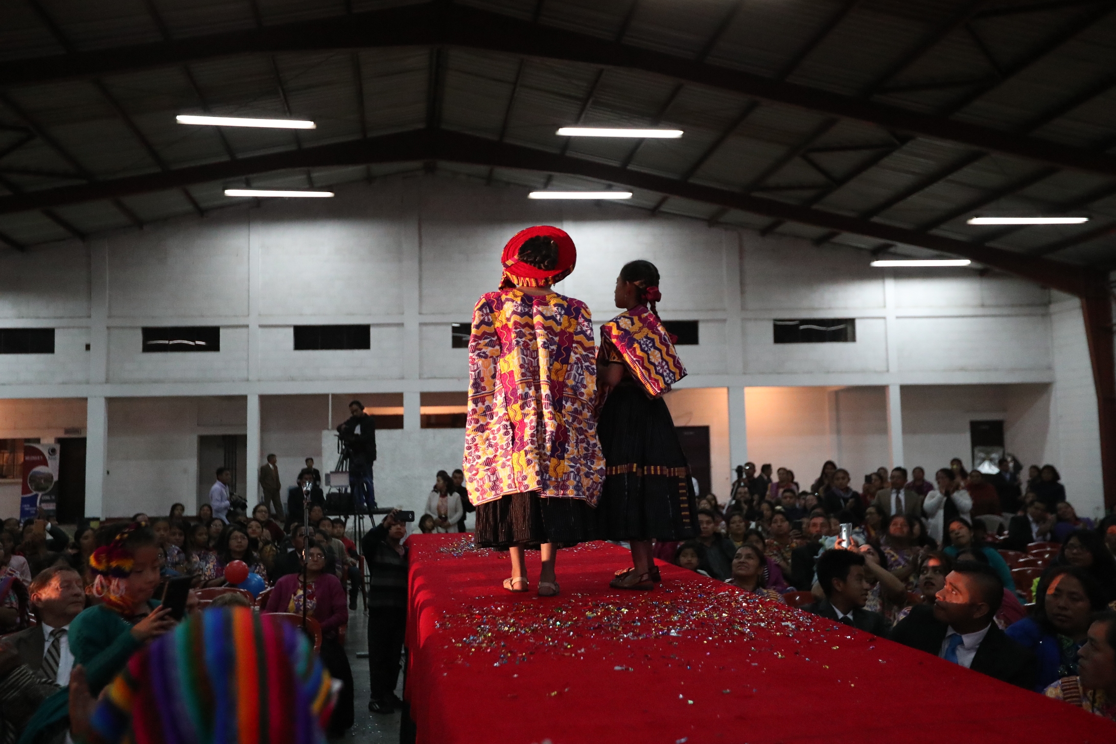 La nueva Pequeña Flor del Pueblo desea acercar a los niños a la cultura maya. (Foto Prensa Libre: María Longo) 