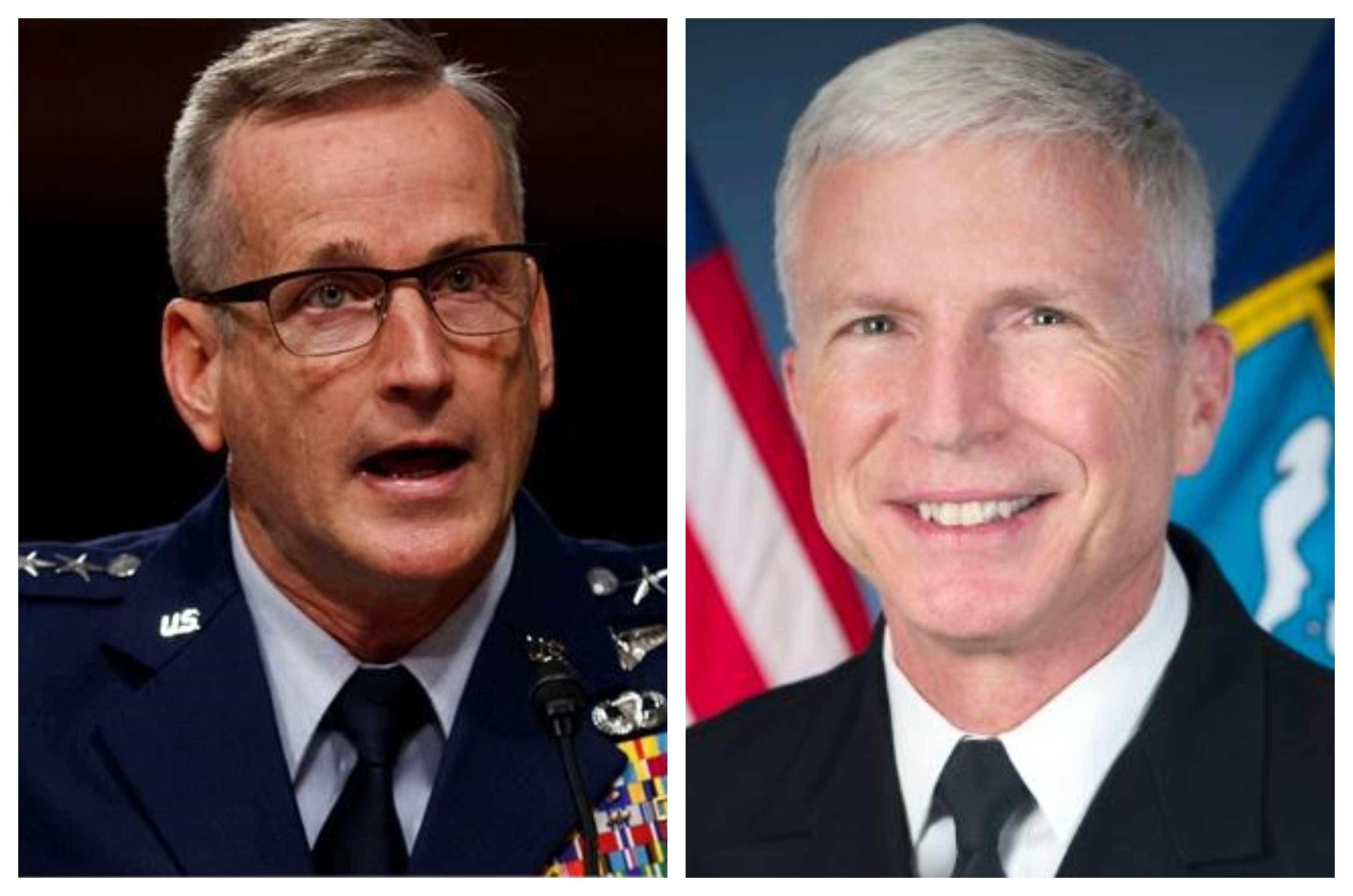 Terrence O’Shaughnessy y Craig Faller, jefes de los comandos Sur y Norte de Estados Unidos. 