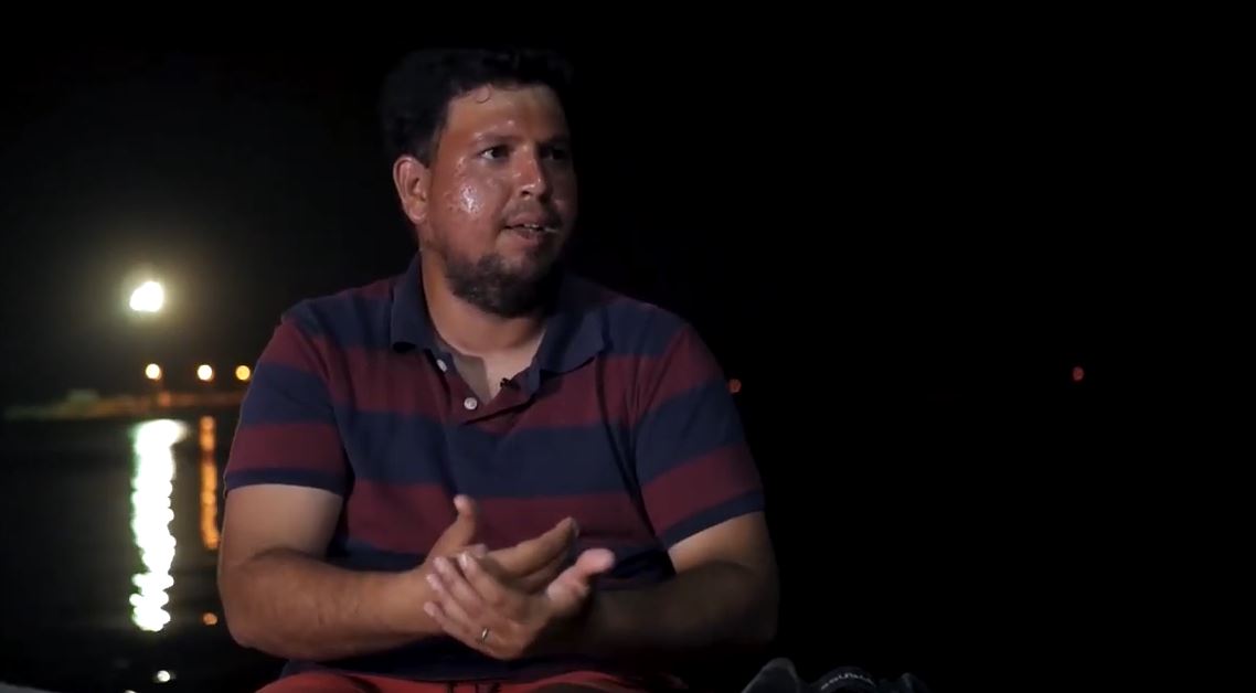 Julio Cordón naufragó el 6 de junio del 2019 y relató su experiencia. (Foto Prensa Libre: Captura de Youtube)