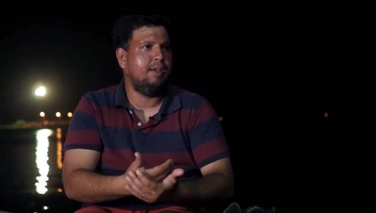 Julio Cordón naufragó el 6 de junio del 2019 y relató su experiencia. (Foto Prensa Libre: Captura de Youtube)