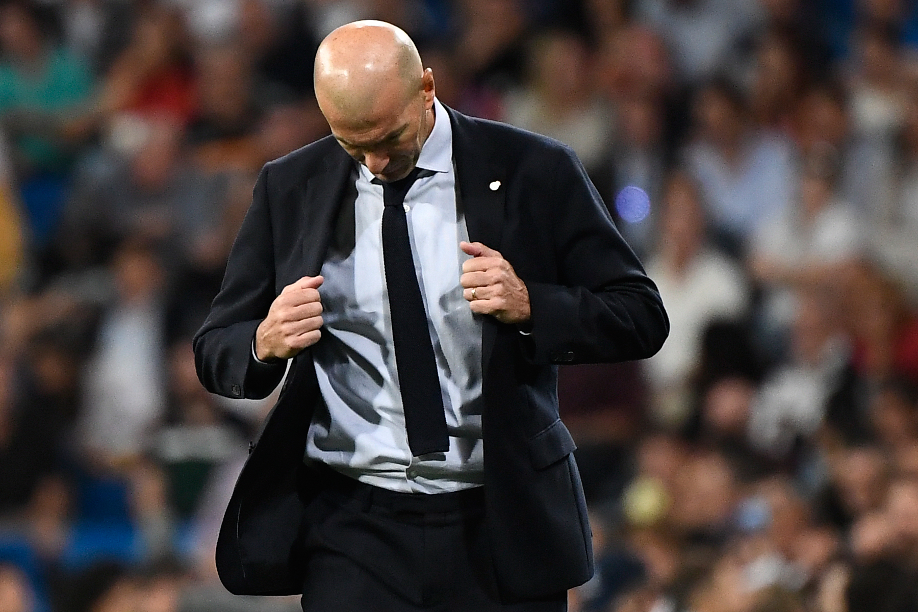 La paciencia de Florentino Pérez parece haber llegado a su límite y Zinedine Zidane ya tendría sustituto. (Foto Prensa Libre: AFP)