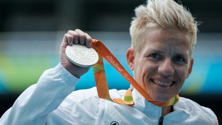 Marieke Vervoort fue una deportista destacada.  Su última participación paralípica fue en Río 2016. (Foto Prensa Libre: AFP) 