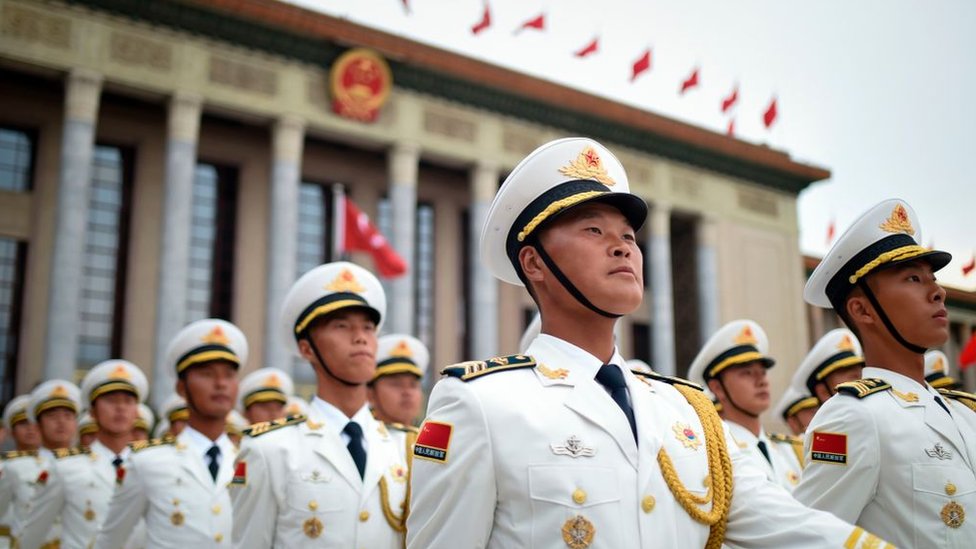 El pasado 1 de octubre, China celebró 70 años del triunfo del comunismo con un desfile militar histórico. (Foto Prensa Libre: Getty Images)
