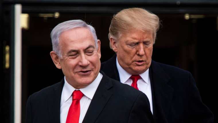 Netanyahu hizo de su relación con Trump una parte clave de su campaña presidencial.