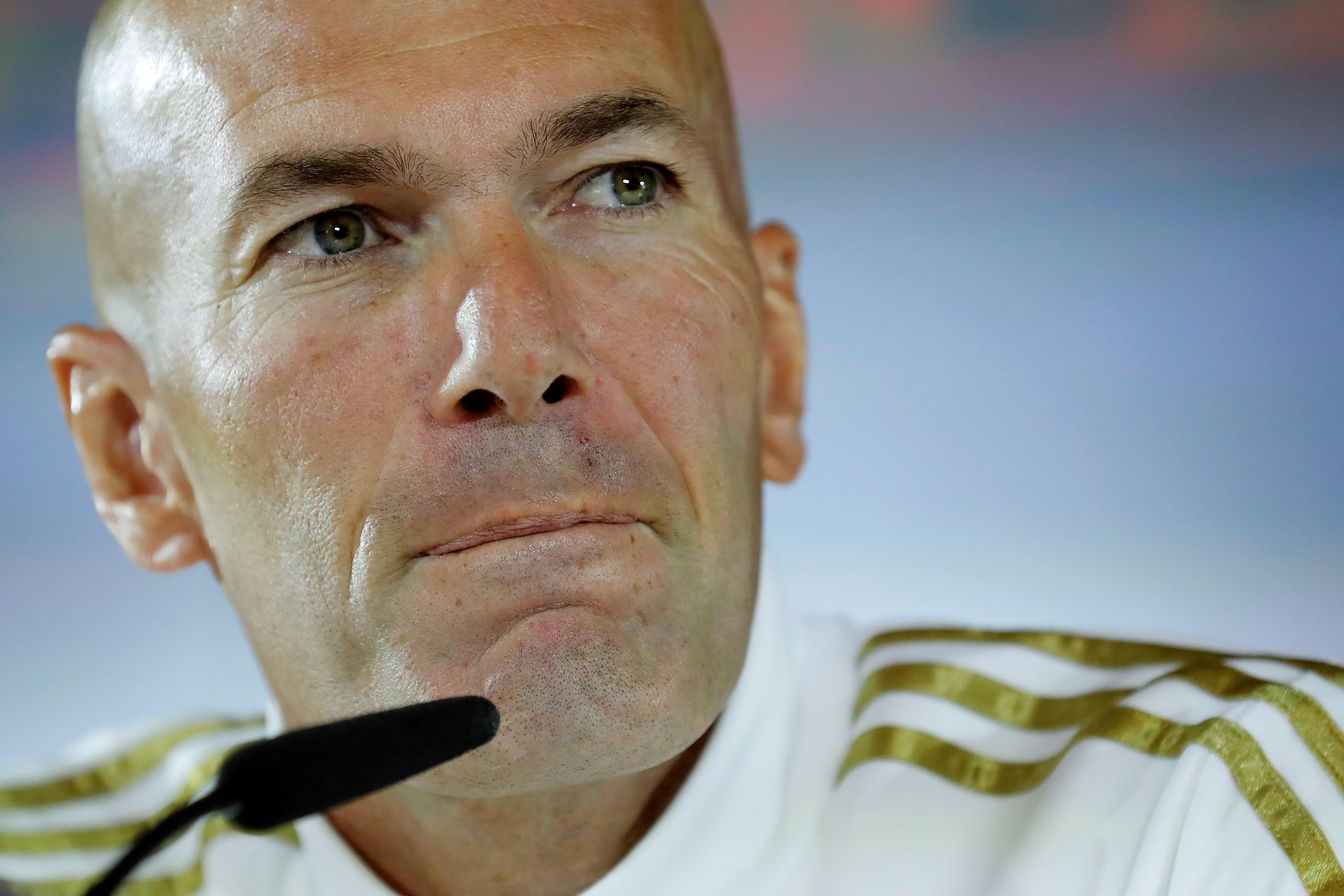 Zinedine Zidane asegura que todos son los responsables por los resultados en la Champions. (Foto Prensa Libre: EFE)