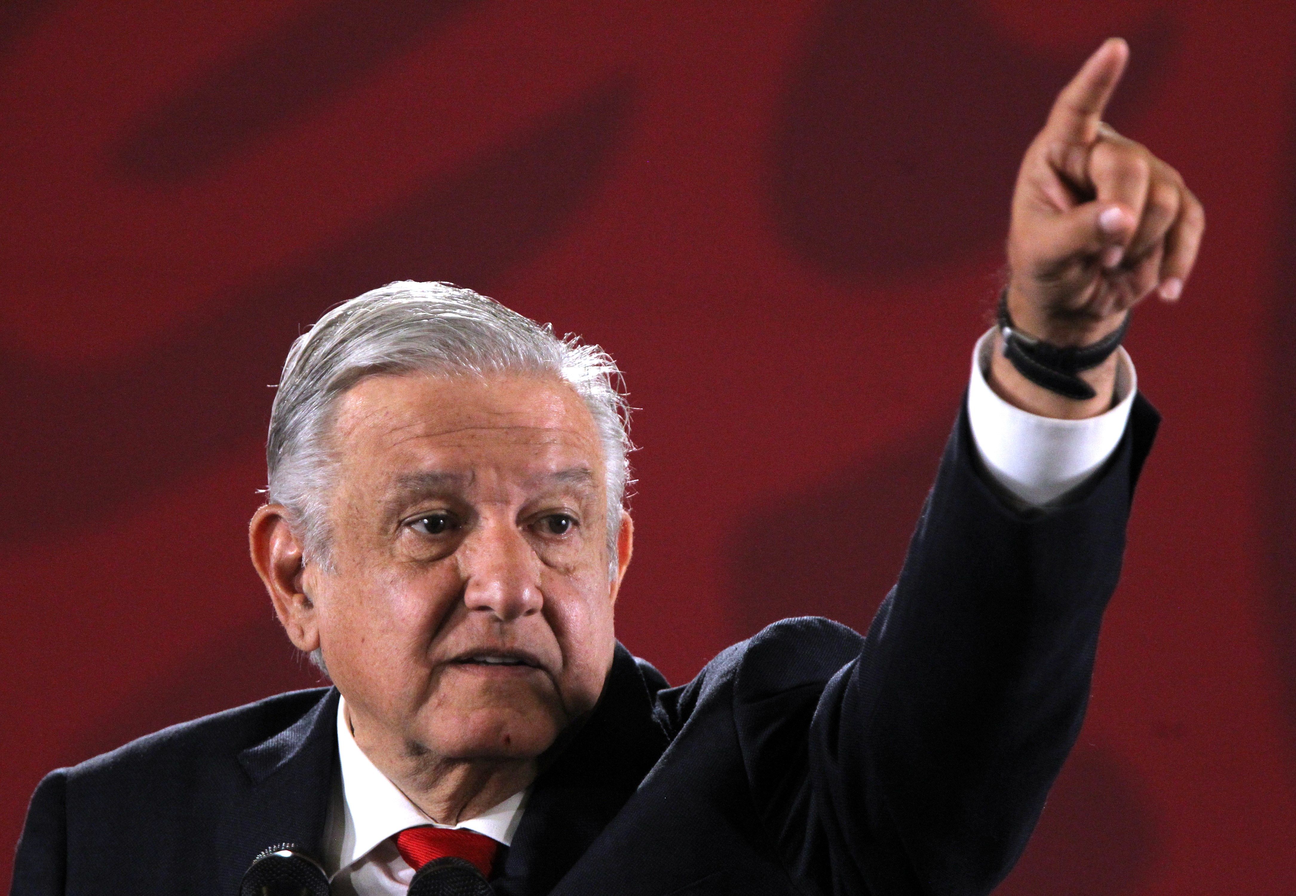El presidente de México, Andrés Manuel López Obrador, confirma que liberaron a Ovidio Guzmán, hijo de "el chapo" Guzmán. (Foto Prensa Libre:  EFE)