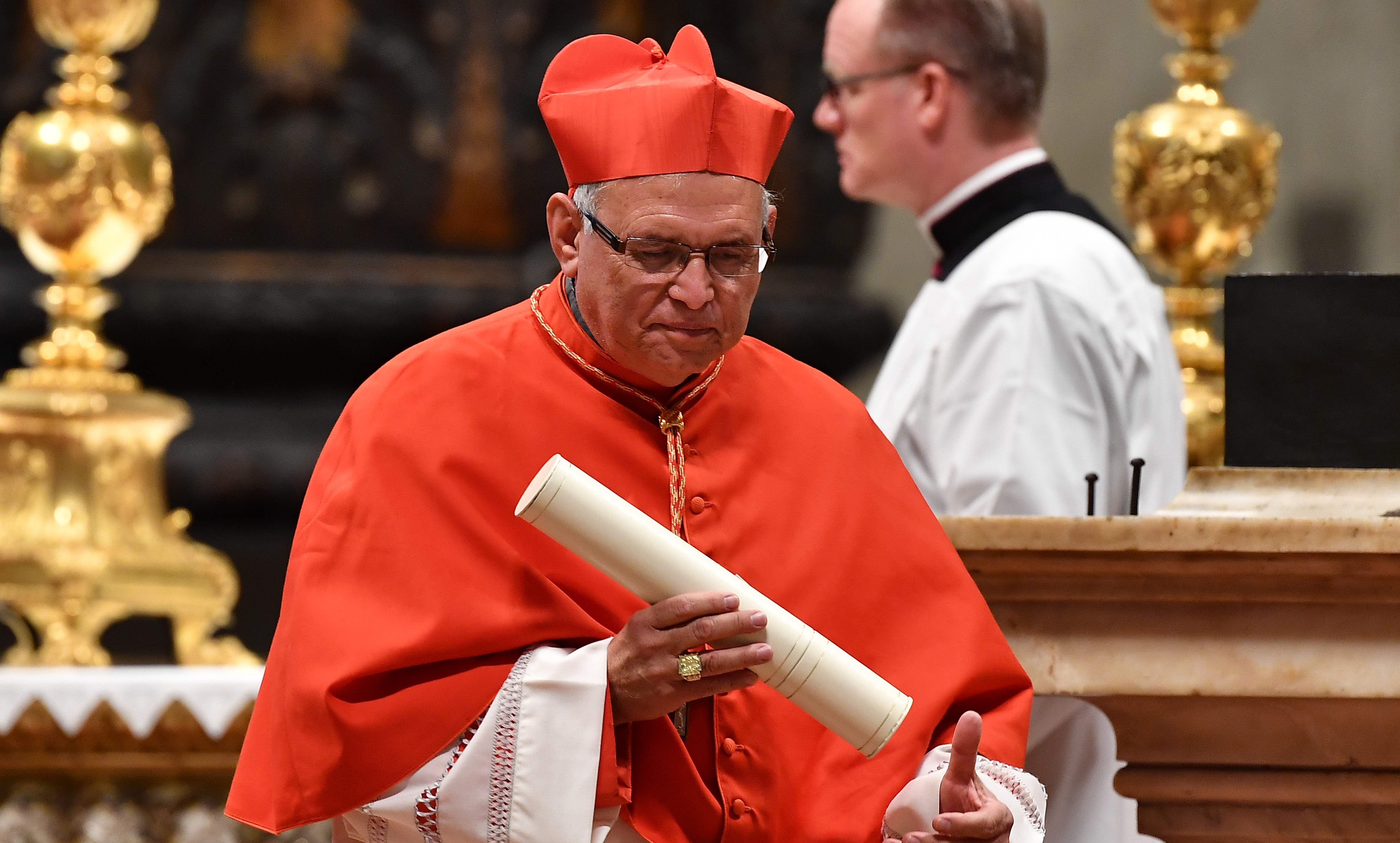 El cardenal Álvaro Ramazzini, durante una visita que hizo al papa Francisco  en el 2019. (Foto: Hemeroteca PL)
