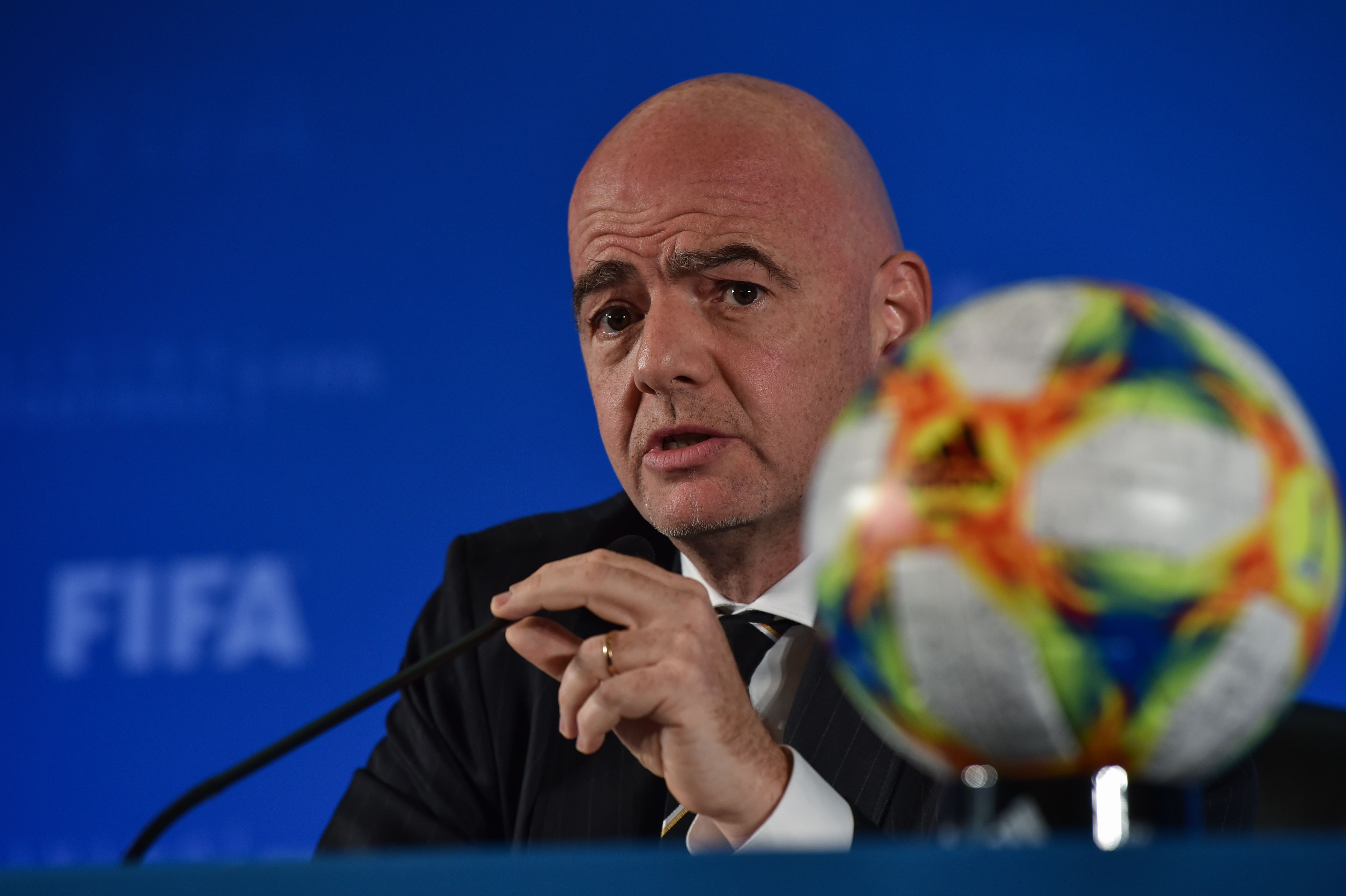 El presidente de la Fifa Gianni Infantino dice que será un éxito el Mundial de Clubes. (Foto Prensa Libre: AFP)