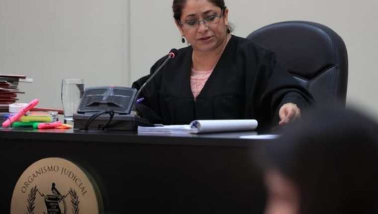 La jueza Claudette Domínguez. (Foto Prensa Libre: Edwin Pitán).