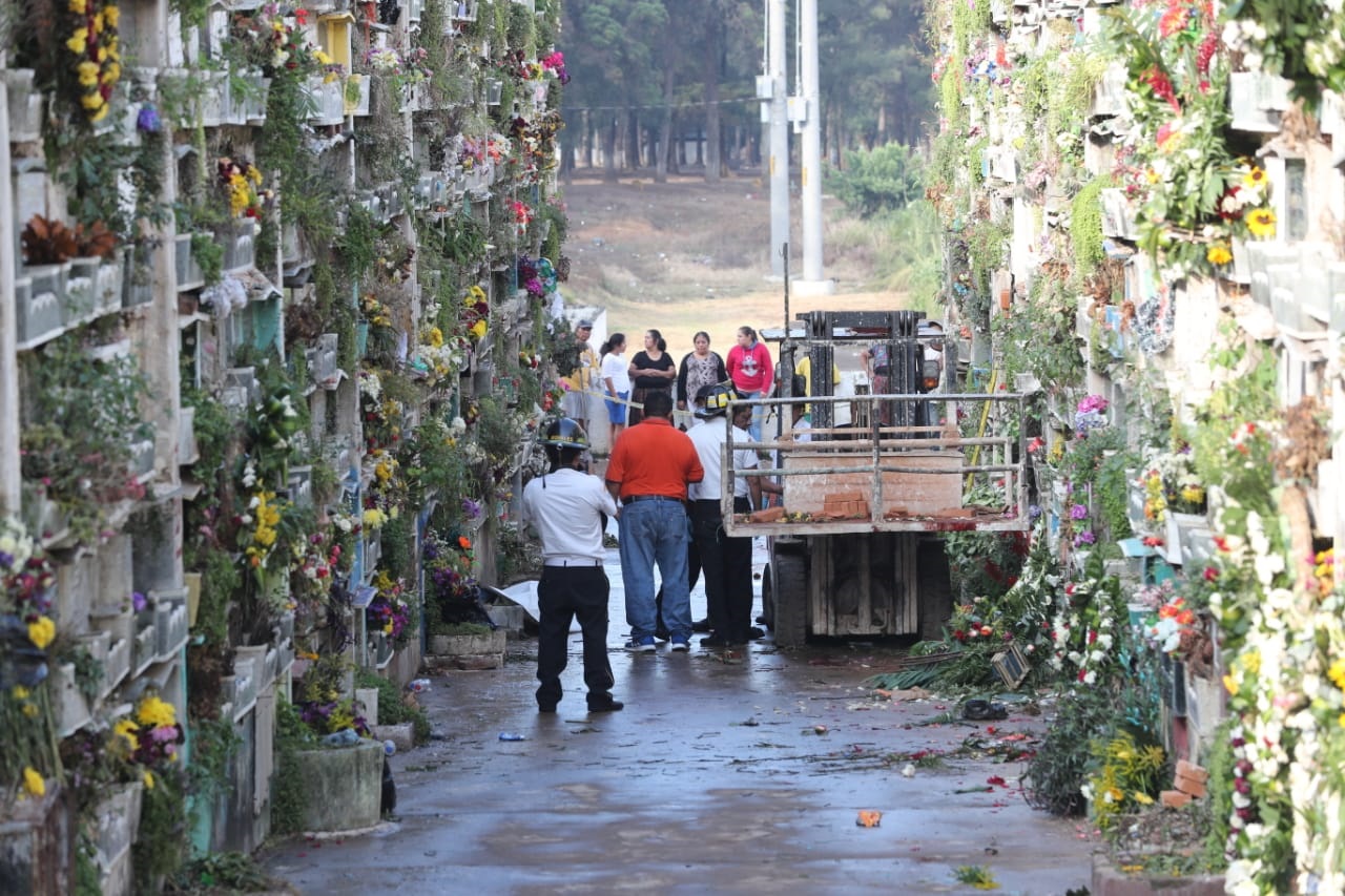 Un ataque armado ocurrió adentro del Cementerio La Verbena. (Foto Prensa Libre: Érick Ávila)