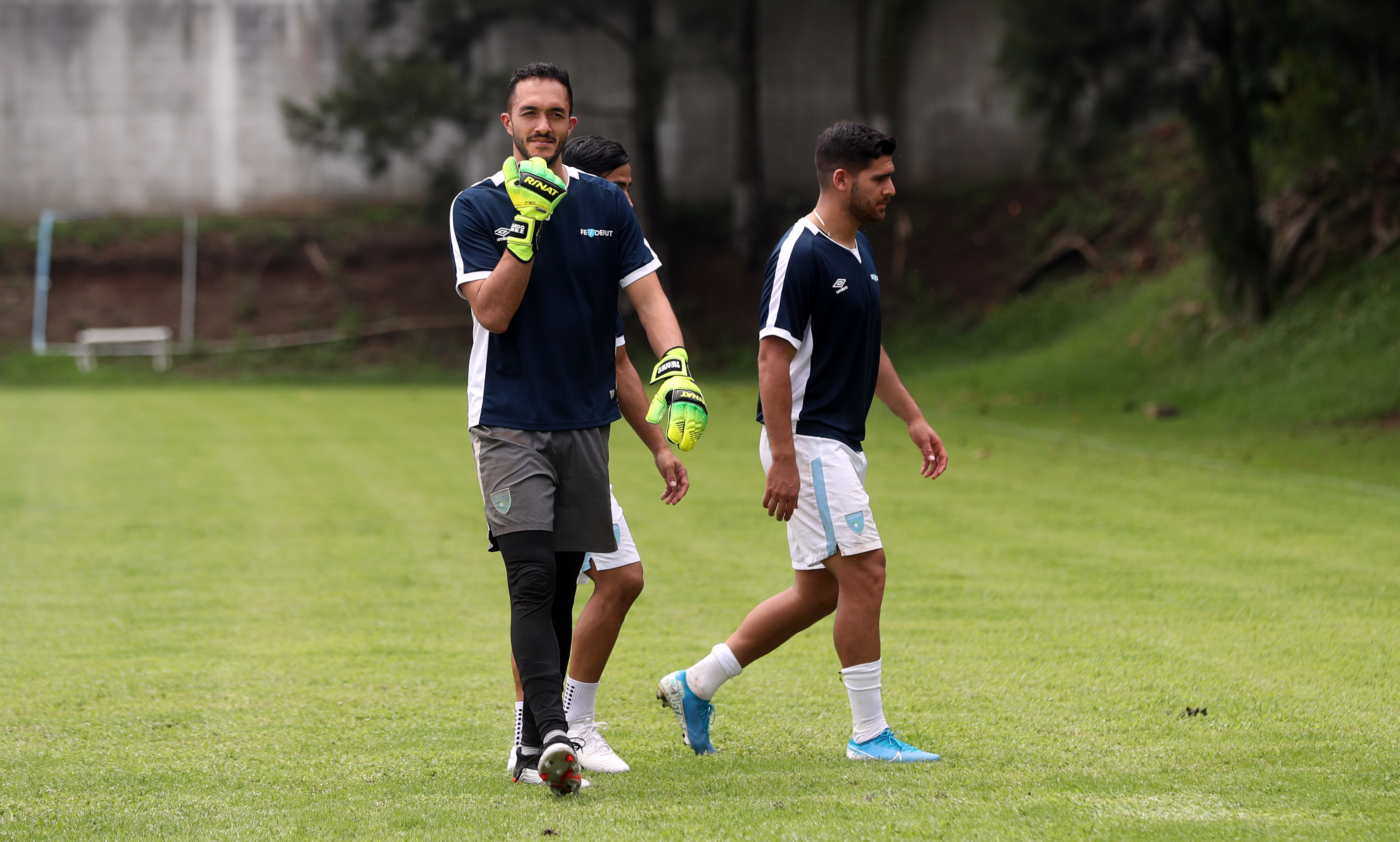 Ricardo Jerez, guardameta de la Selección Nacional. (Foto Prensa Libre: Jeniffer Gómez)