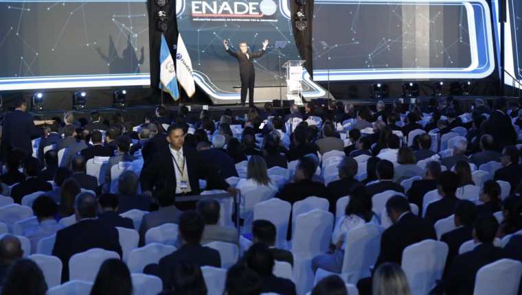 Conferencias y propuestas de reformas en cuatro sectores para fortalecer las instituciones del Estado fueron parte de ENADE 2019. (Foto, Prensa Libre: Esbin García).