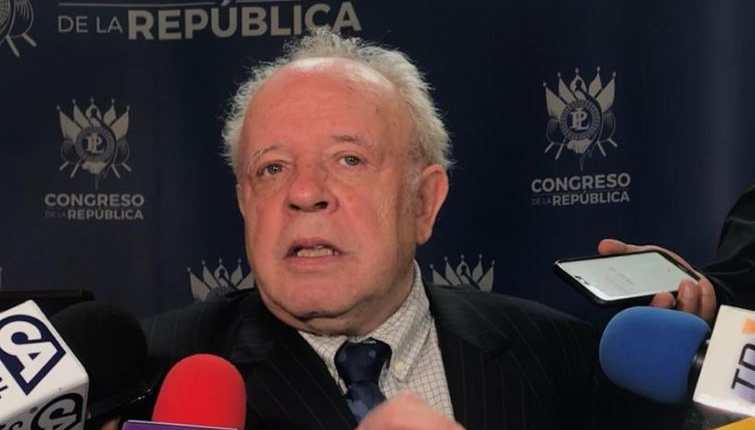 Presidente de la Comisión de Postulación de Corte Suprema de Justicia, Félix Serrano. (Foto Prensa Libre: Miriam Figueroa).  