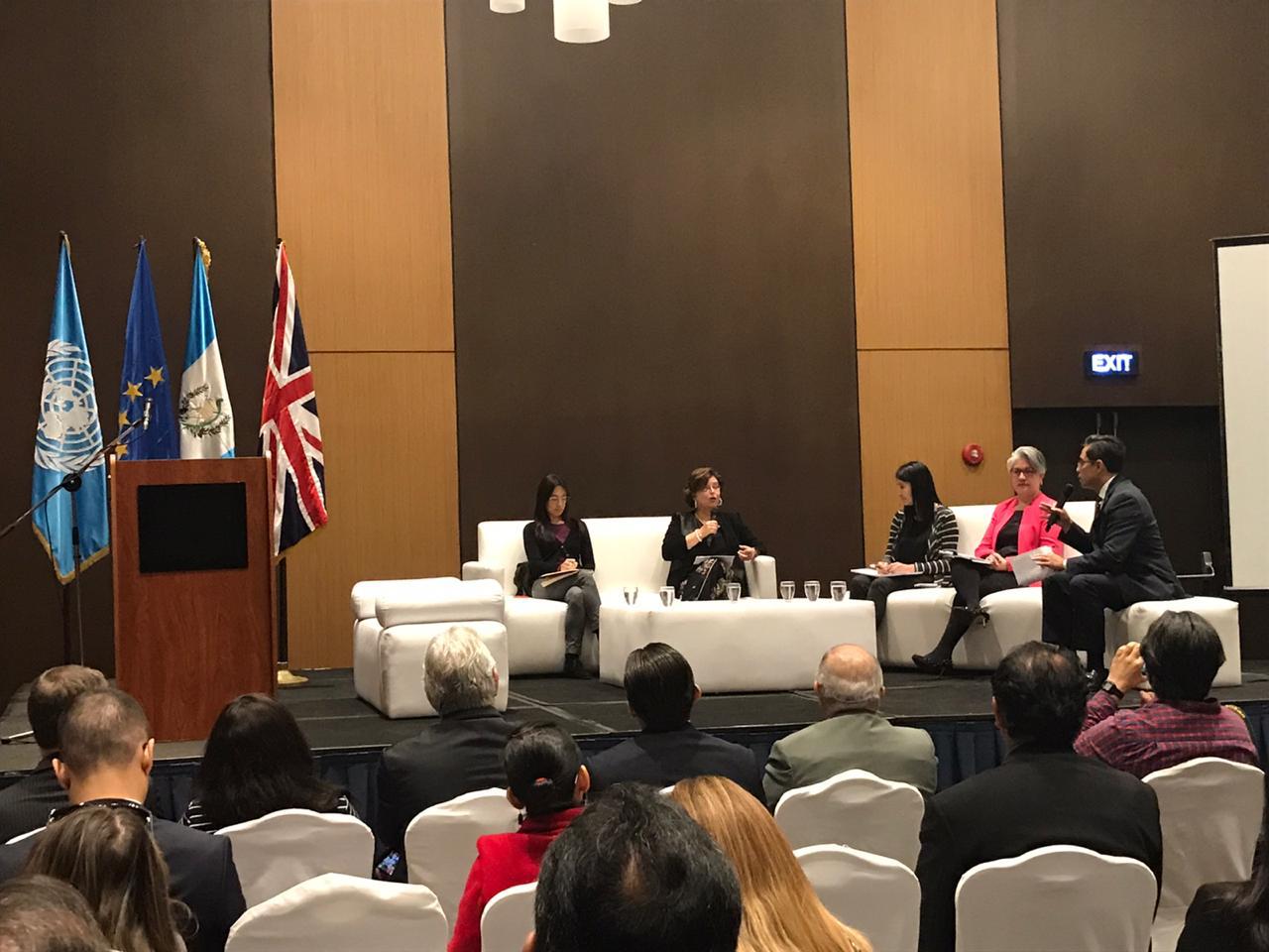 Foro Empresas y Derechos Humanos se realizó por primera vez en Guatemala. (Foto Prensa Libre: Embajada Británica)