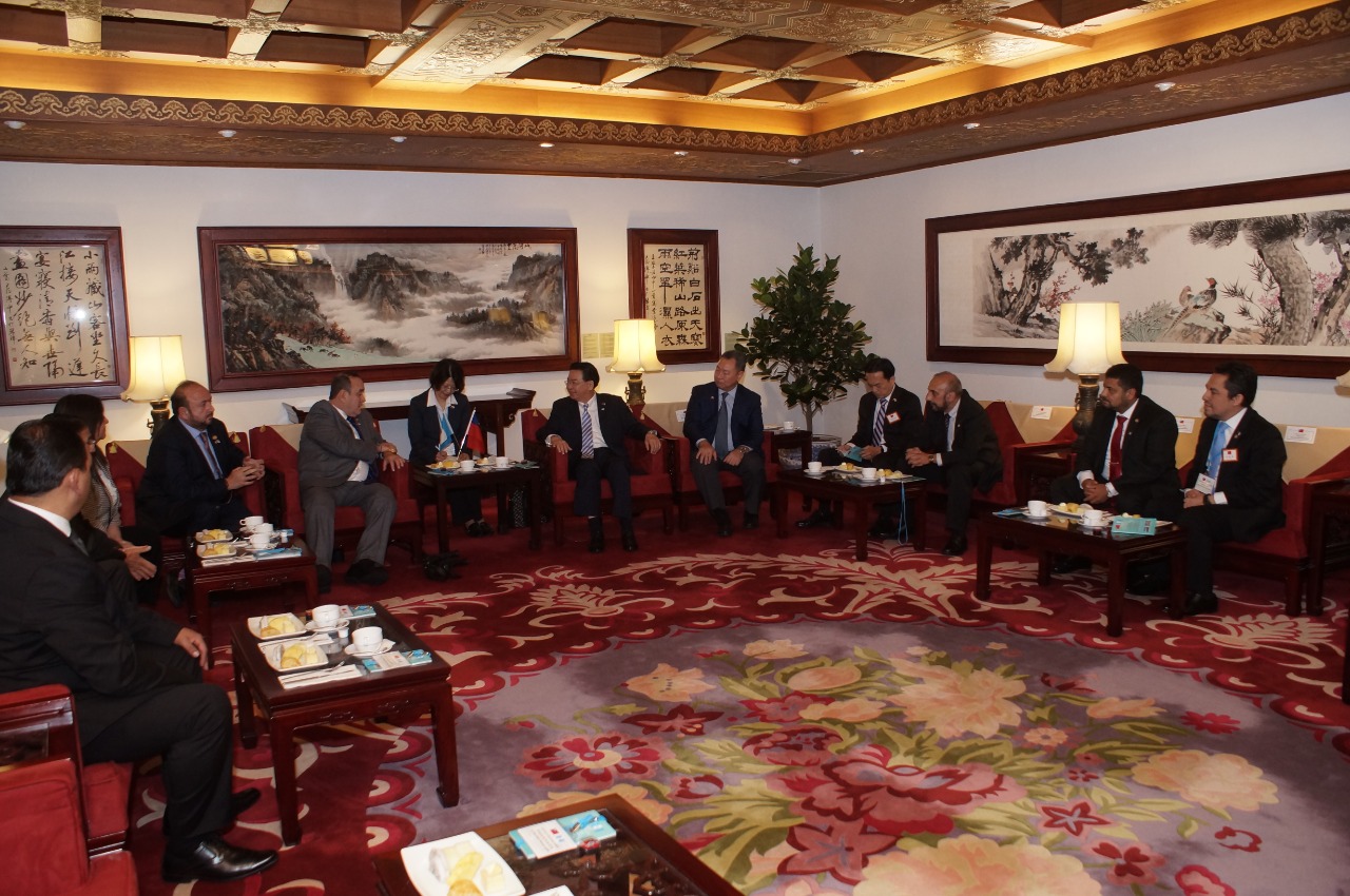 El presidente electo Alejandro Giammattei, se encuentra de visita en Taiwán. (Foto Prensa LIbre: Cortesía)