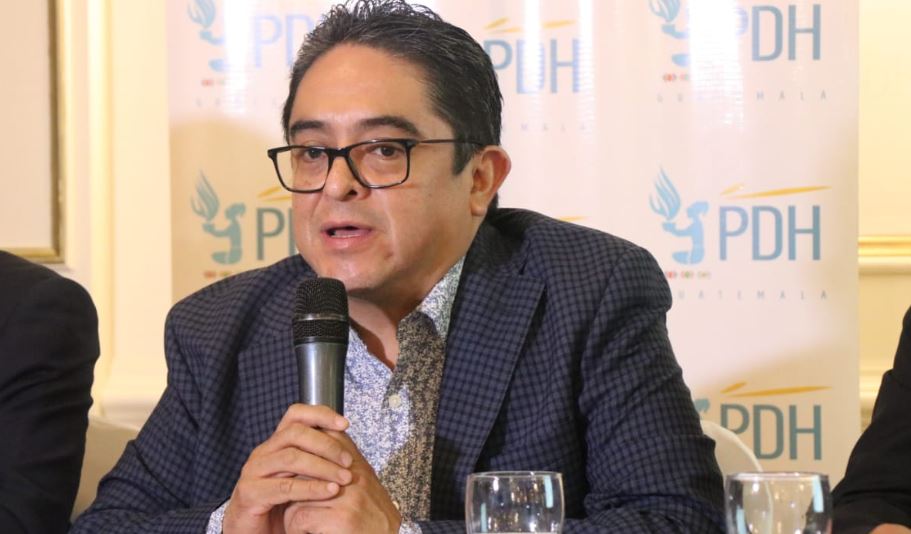 El procurador de los Derechos Humanos durante una actividad de la institución. (Foto Prensa Libre: PDH). 