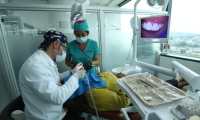 Kyrios Dental.  Dentistas realizan limpieza dental a Pacientes .                   


 Fotografa Esbin Garca 16-05-2019