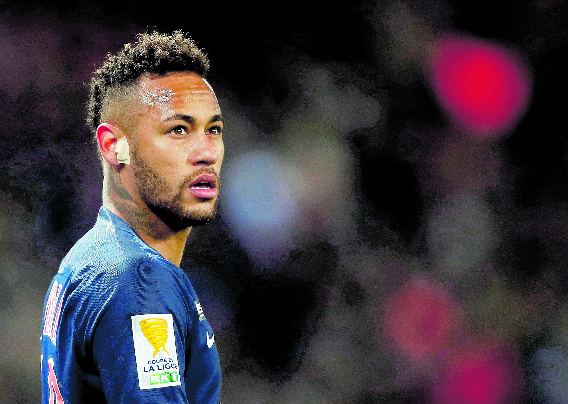 Neymar no está en su mejor momento futbolístico. (Foto Prensa Libre: EFE)