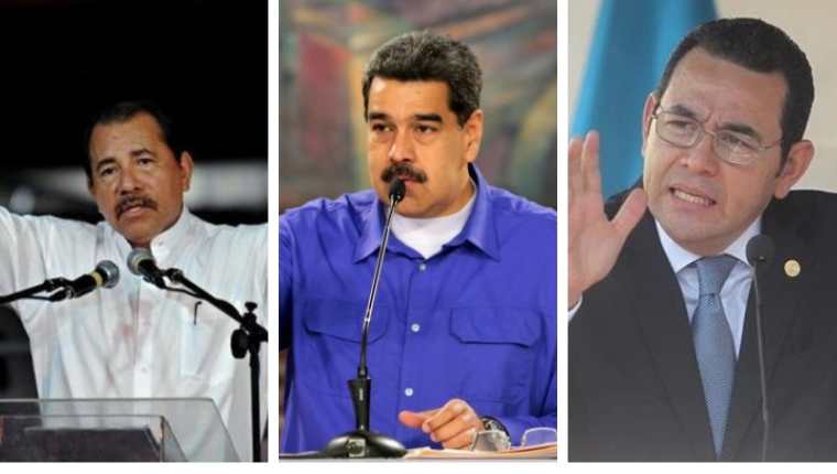 La SIP hizo un llamado a los presidentes Daniel Ortega, Nicolás Maduro y Jimmy Morales para que respeten el trabajo de la prensa en sus países. (Foto Prensa Libre)