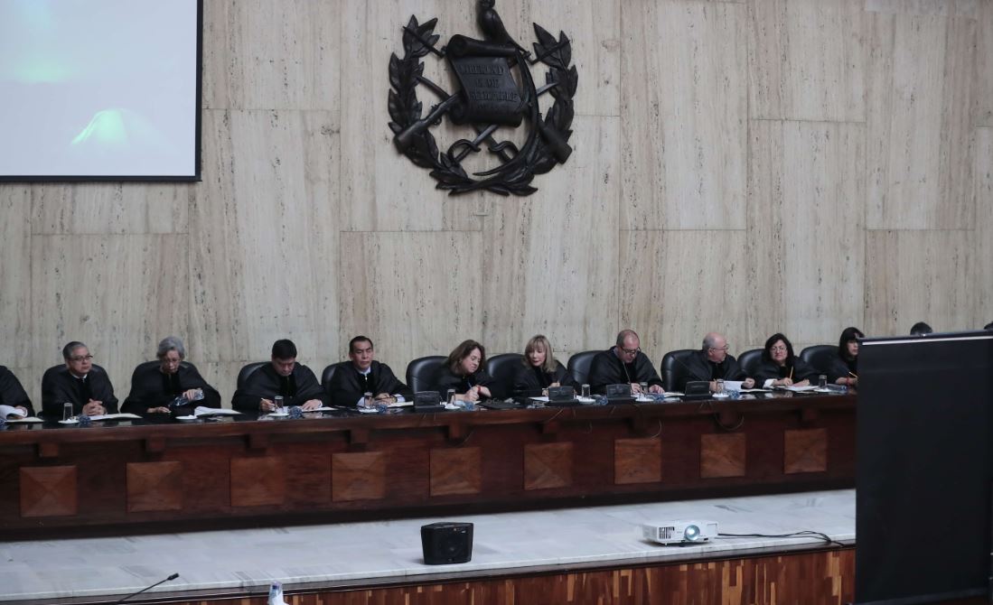 La magistratura de la CSJ fue elegida en 2014 y cinco de sus integrantes buscaban la reelección. (Foto Prensa Libre: Hemeroteca PL)