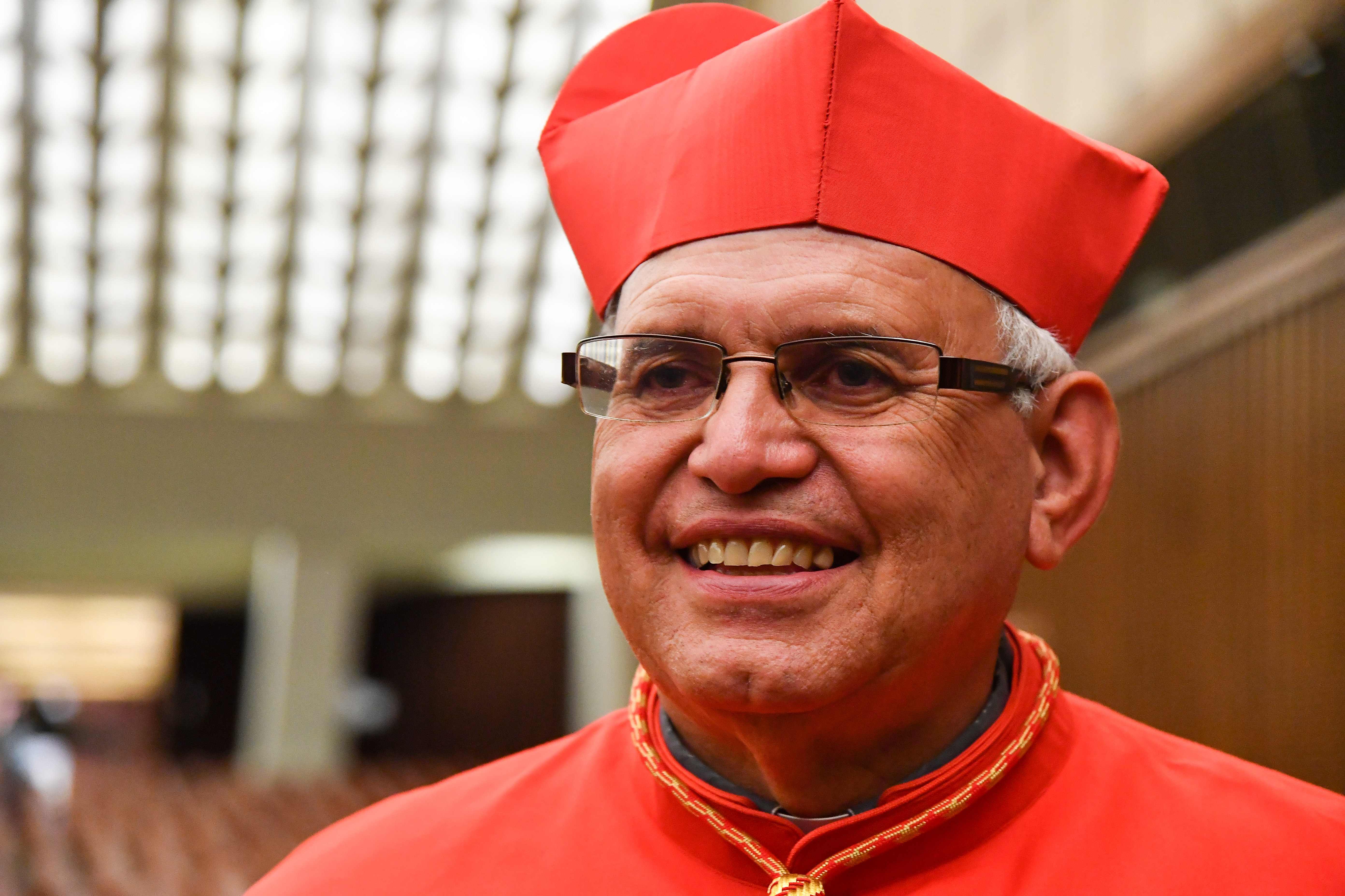 Álvaro Leonel Ramazzini, nombrado cardenal, por el Papa Francisco. (Foto Prensa Libre: AFP)
