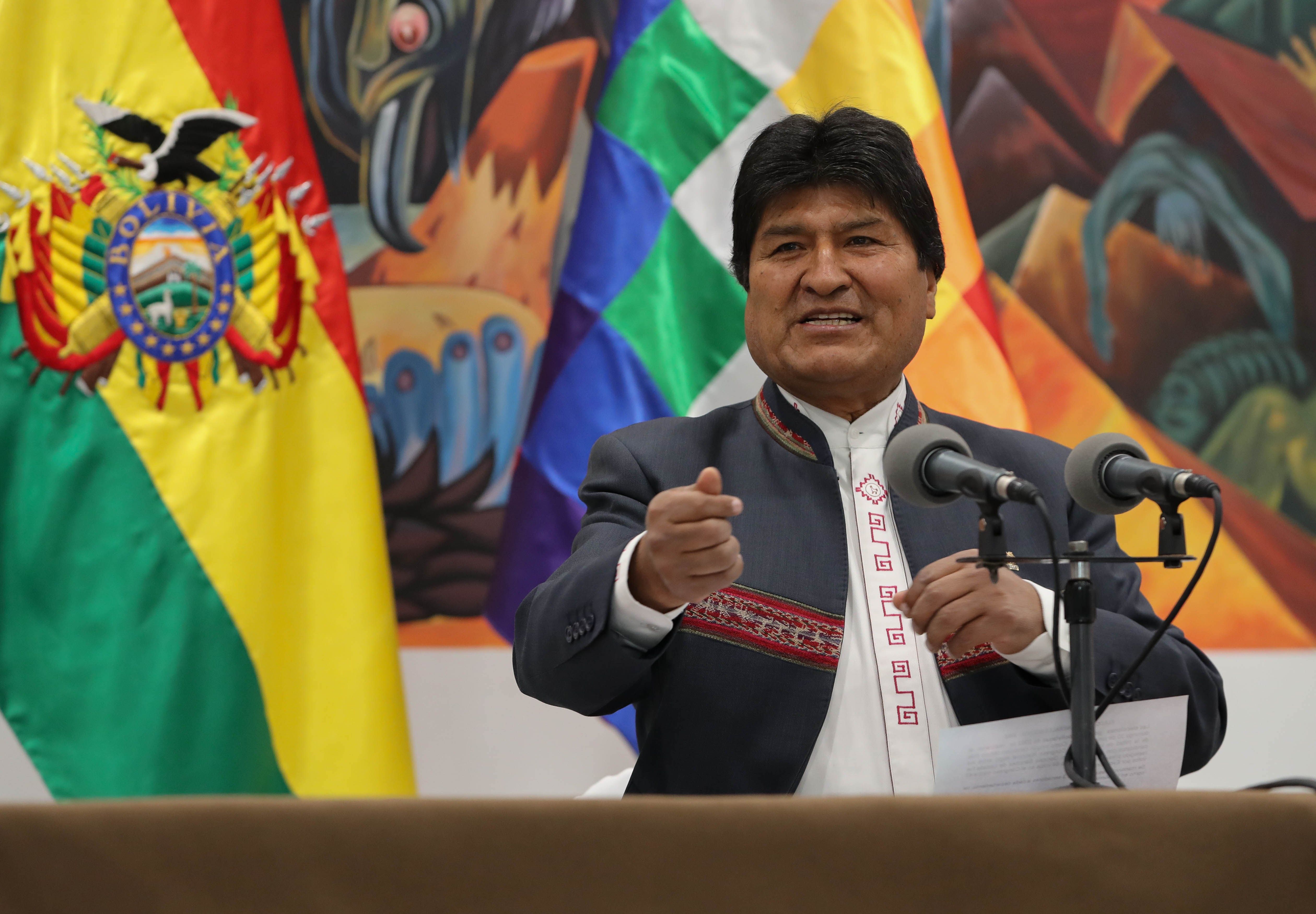 Evo Morales consigue su cuarto periodo presidencial. (Foto Prensa Libre: EFE)