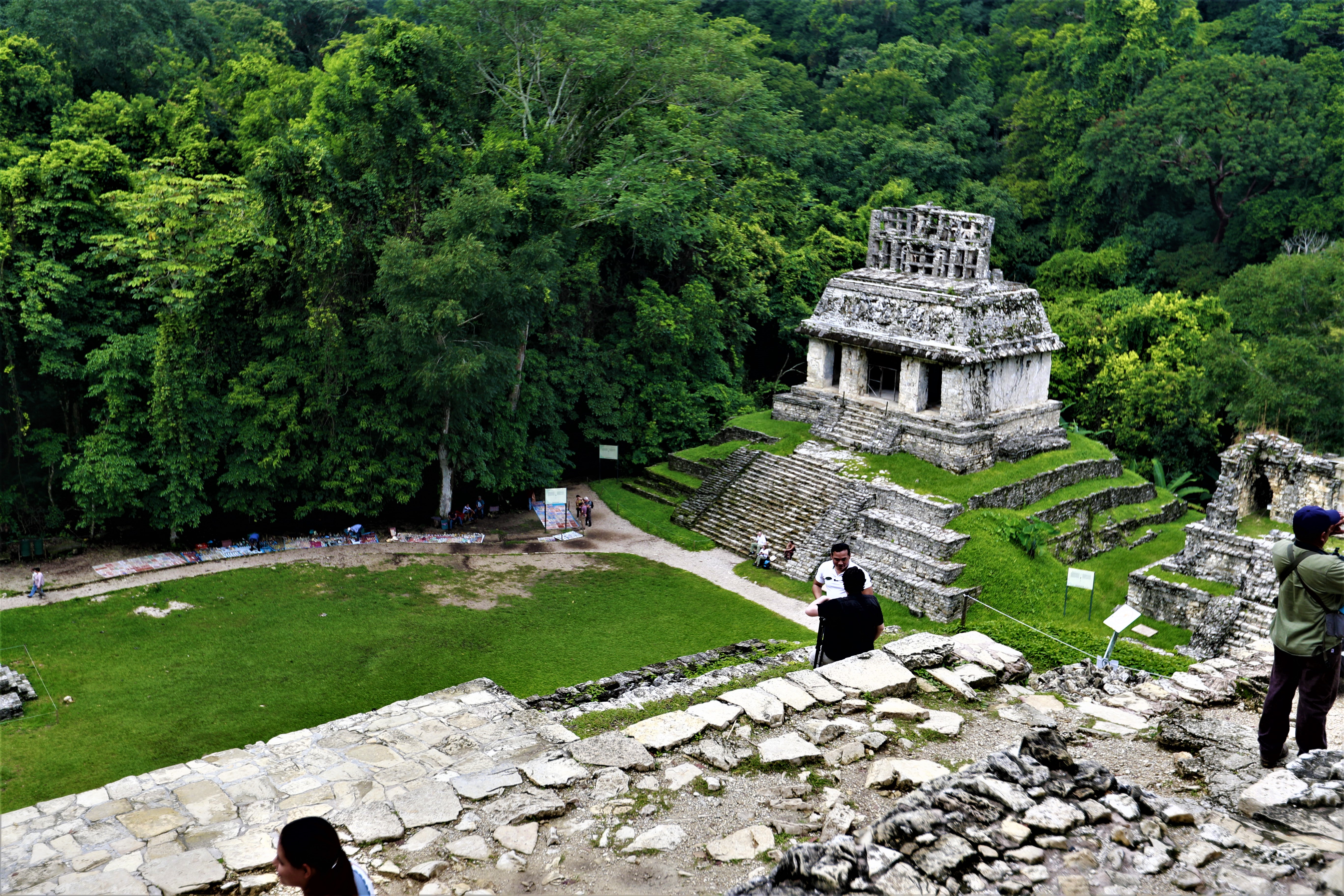 El sitio arqueológico de Palenque, en Chiapas, México, es parte del proyecto “Explorando el mundo de los mayas”, de Google y el Museo Británico. (Foto Prensa Libre, Pablo Juárez Andrino)