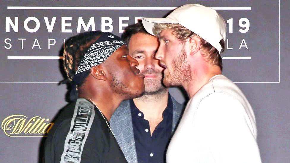 KSI y Logan Paul se enfrentarán este sábado en el Staples Center de Los Ángeles. (Foto: Getty Images)