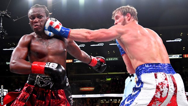 KSI (izq.), y Logan Paul tienen más de 40 millones de subscriptores en su canales de YouTube. (Foto:Getty Images)