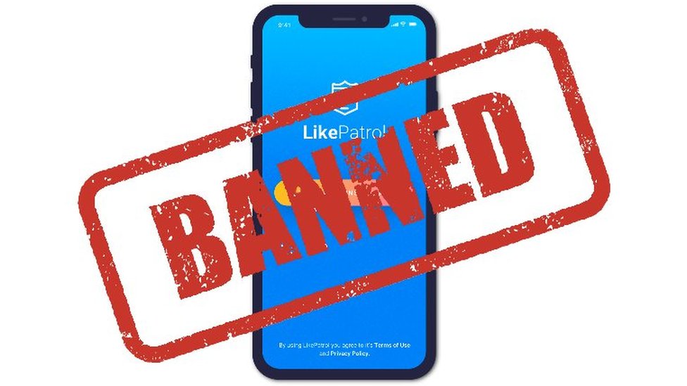 Apple prohibió Like Patrol, una app inventada por un mexicano, por usar datos que considera privados. (Foto Prensa Libre: BBC)
