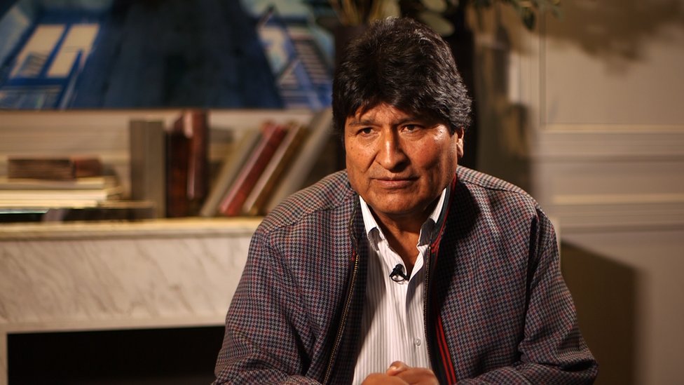 Evo Morales habló con BBC Mundo en Ciudad de México.