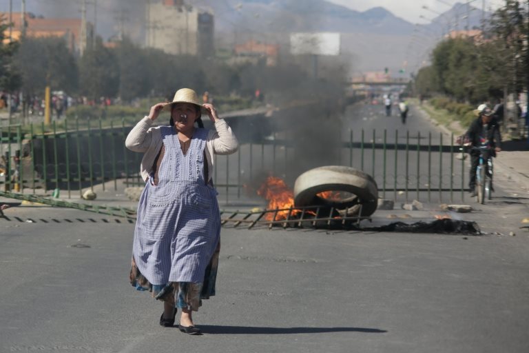 Las protestas en El Alto se saldaron con tres muertos. GETTY IMAGES