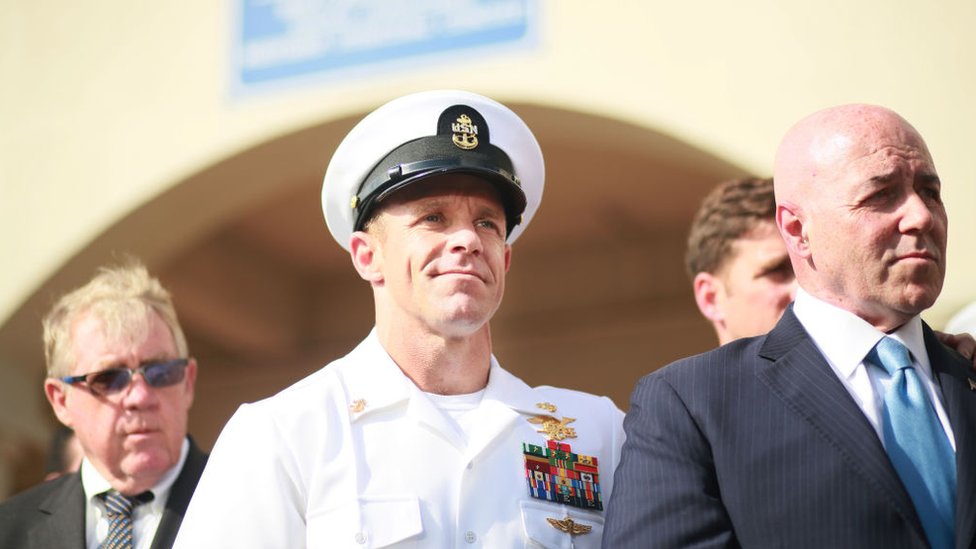 La destitución del secretario de la Marina Richard Spencer es el último capítulo del caso de Eddie Gallagher (en la imagen). GETTY IMAGES