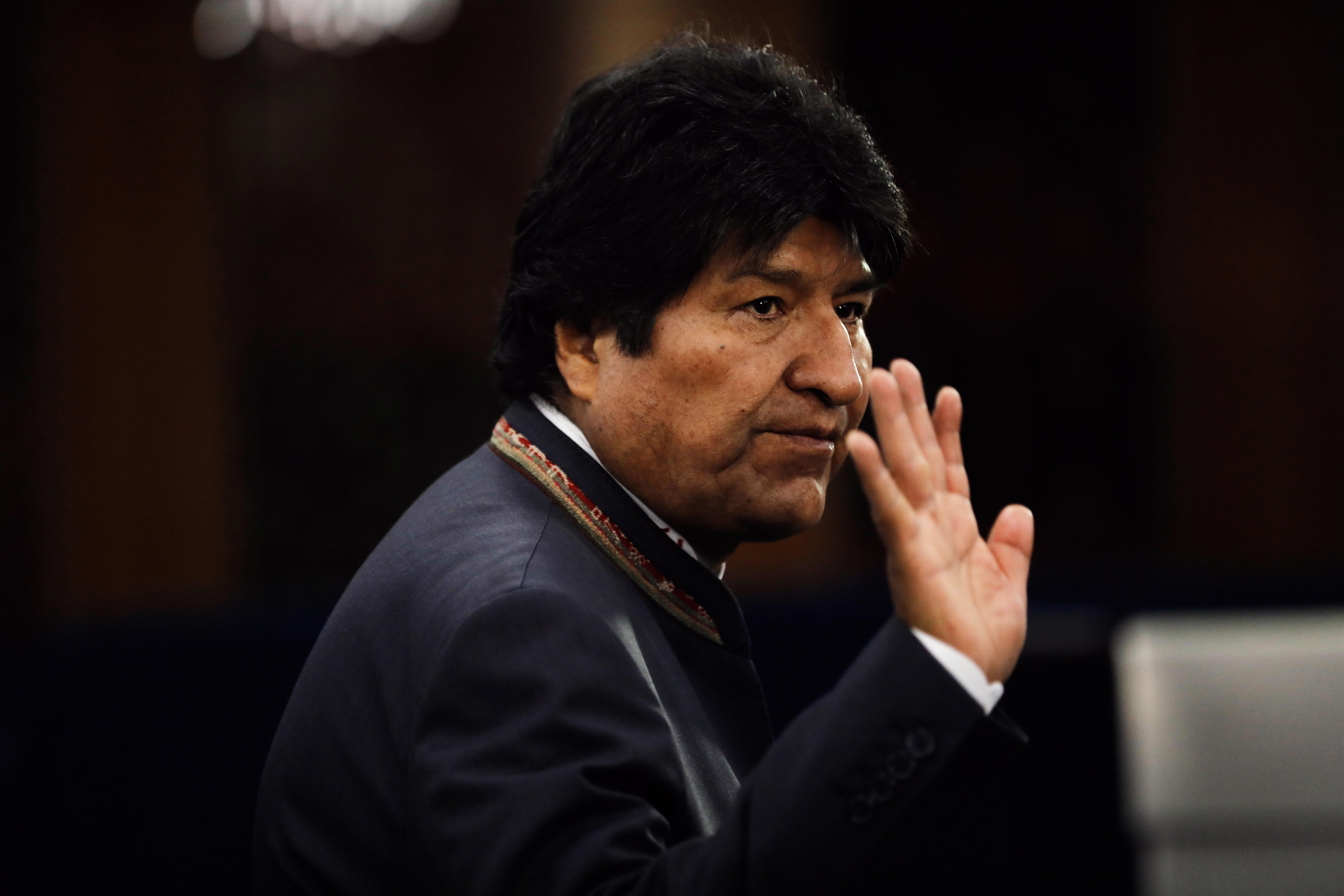 Evo Morales renunció al cargo de presidente de Bolivia. (Foto Prensa Libre: EFE)