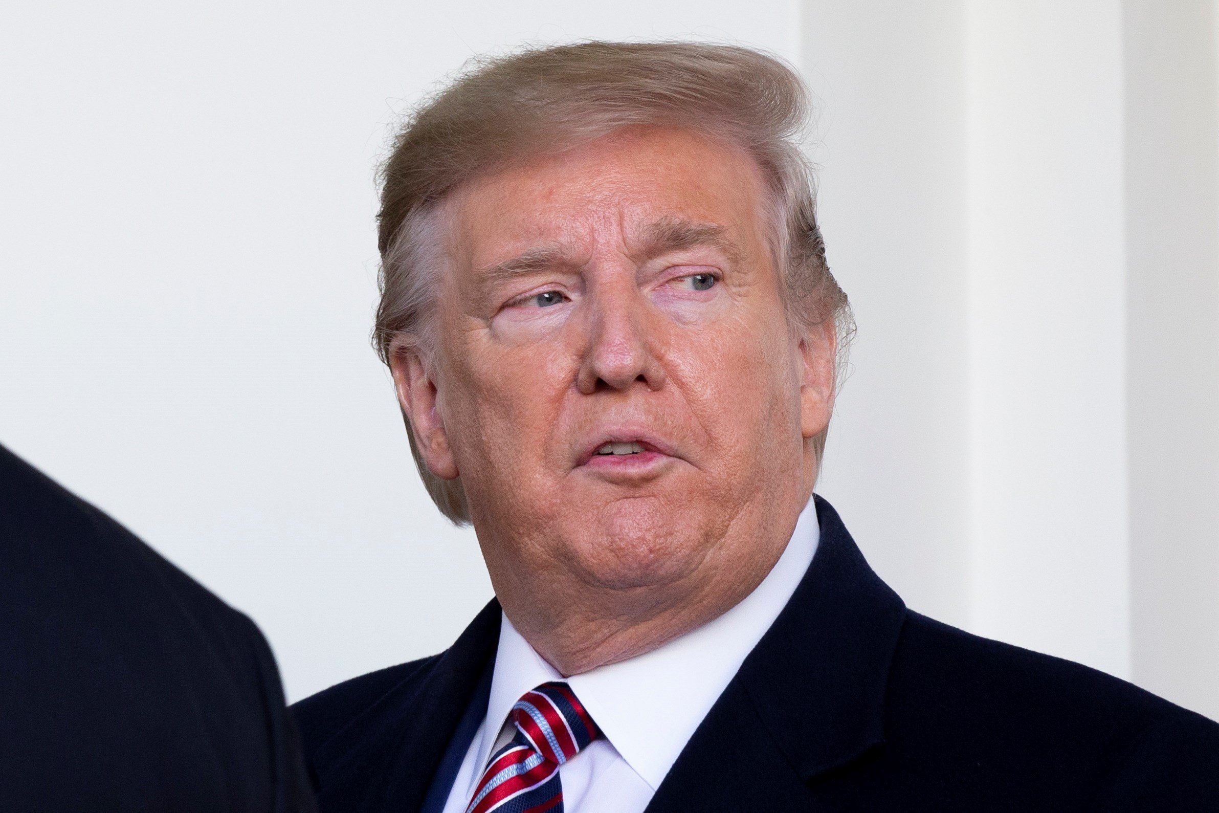 Donald Trump, presidente de Estados Unidos, en la Casa Blanca este 25 de noviembre. (Foto Prensa Libre: EFE)