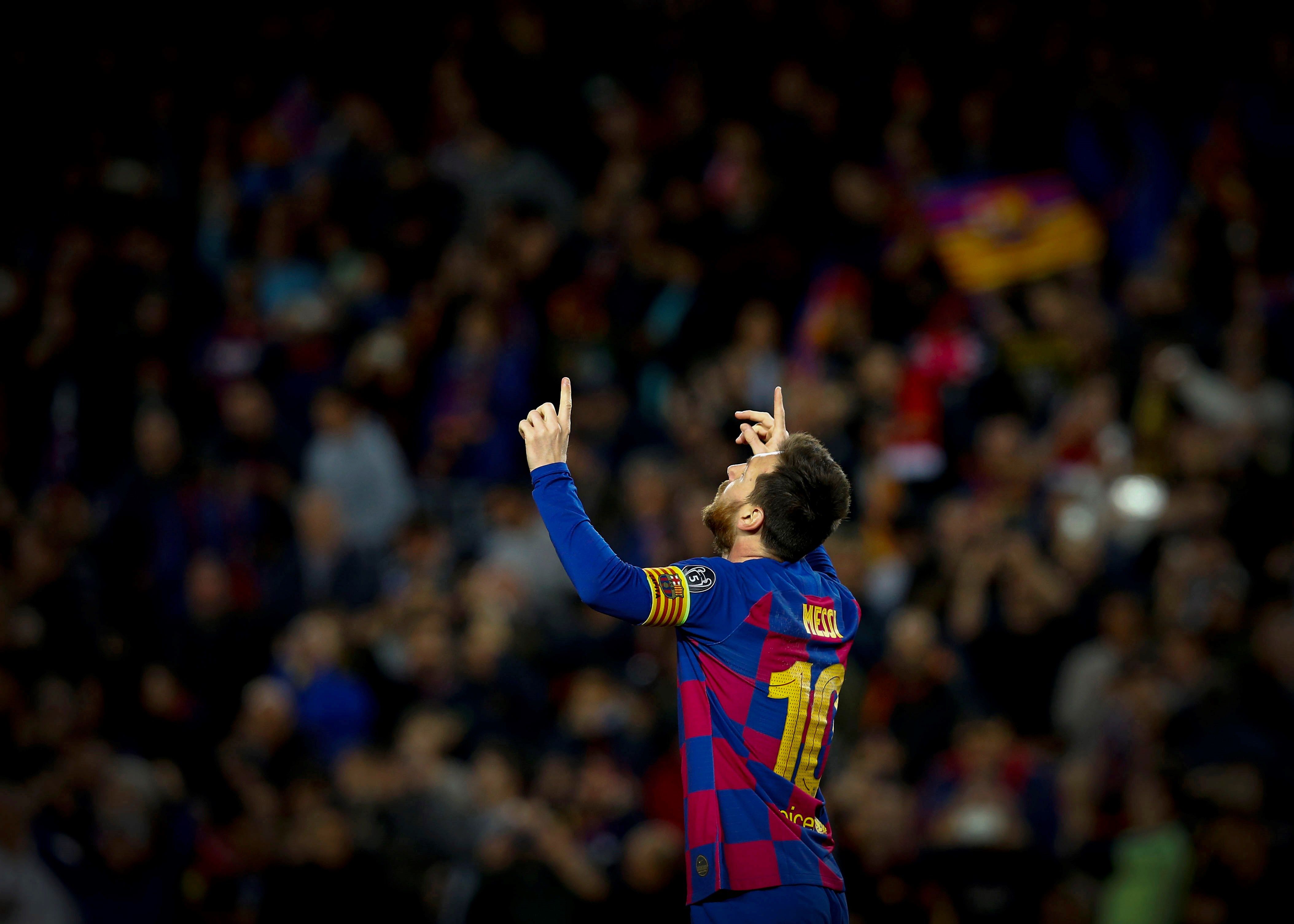 El delantero argentino Lionel Messi disfruta cada partido que juega con el Barcelona. (Foto Prensa Libre: EFE)