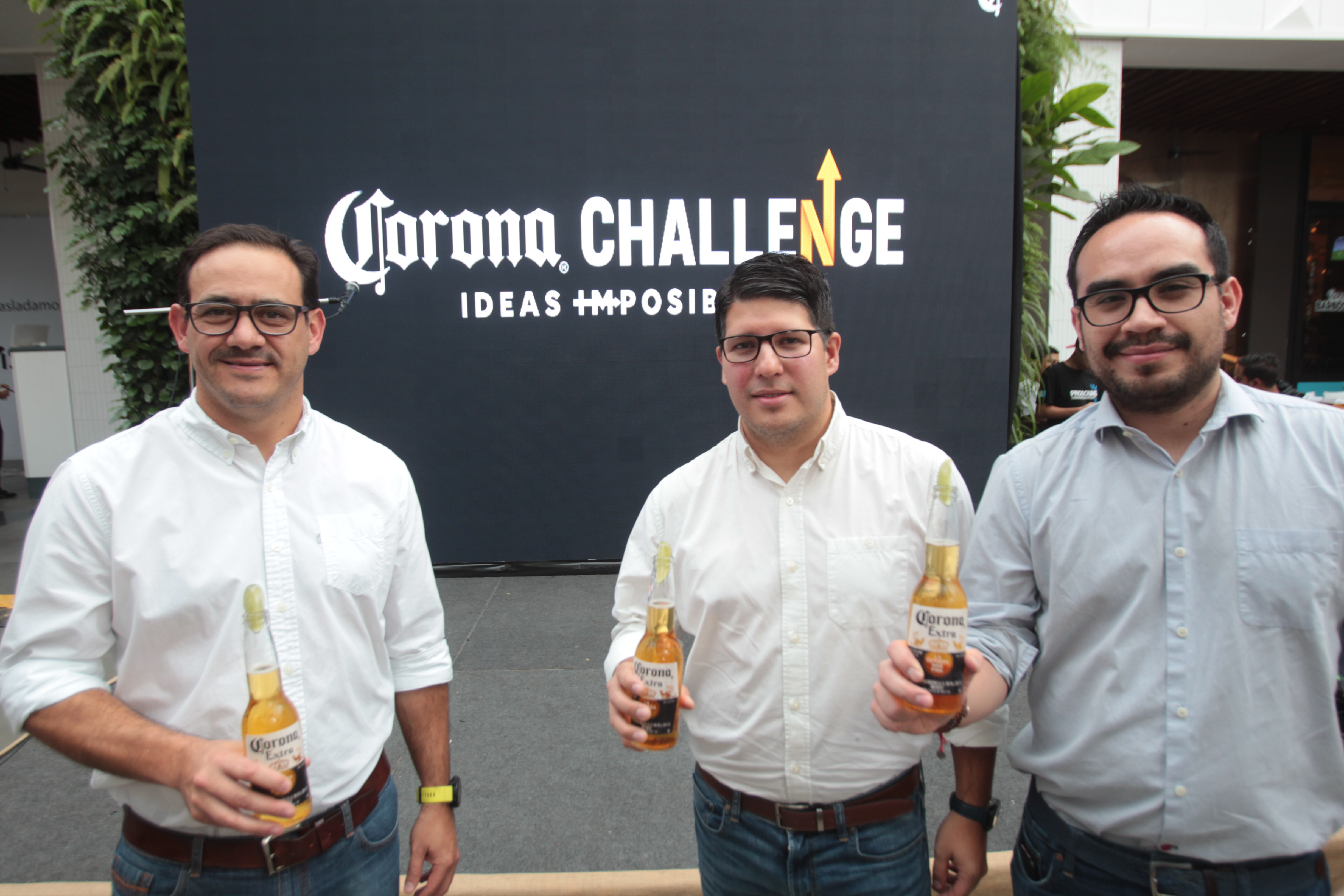 El Corona Challenge da la oportunidad de acelerar propuestas de emprendedores. (Foto Prensa Libre: Norvin Mendoza)