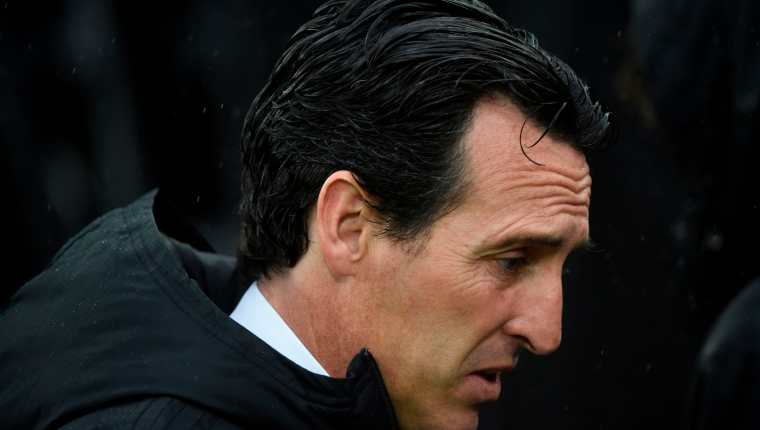 Unai Emery, técnico del Arsenal. (Foto Prensa Libre: AFP)