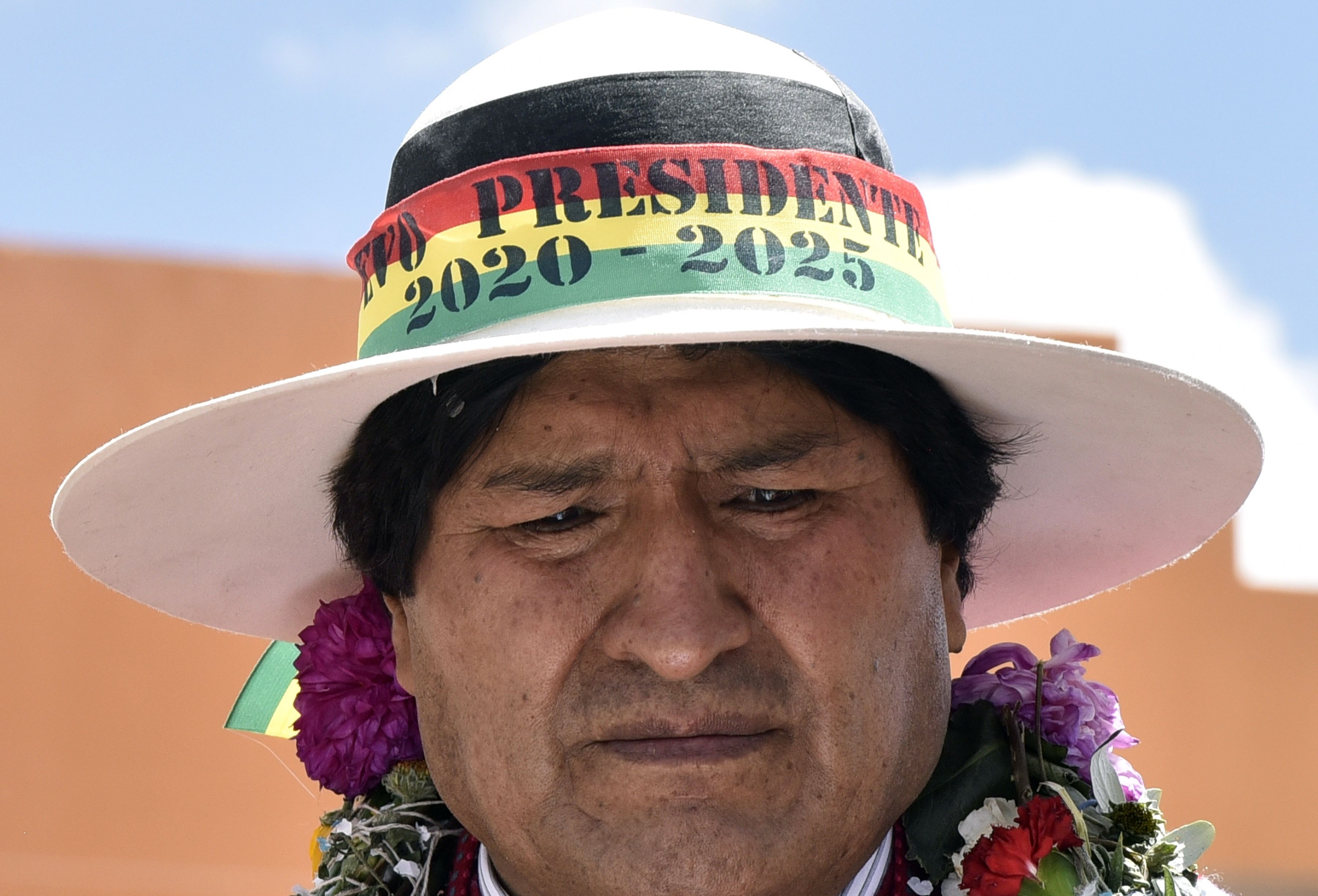 Presidente de Bolivia Evo Morales en una foto de archivo de 2017. (Foto Prensa Libre: AFP)