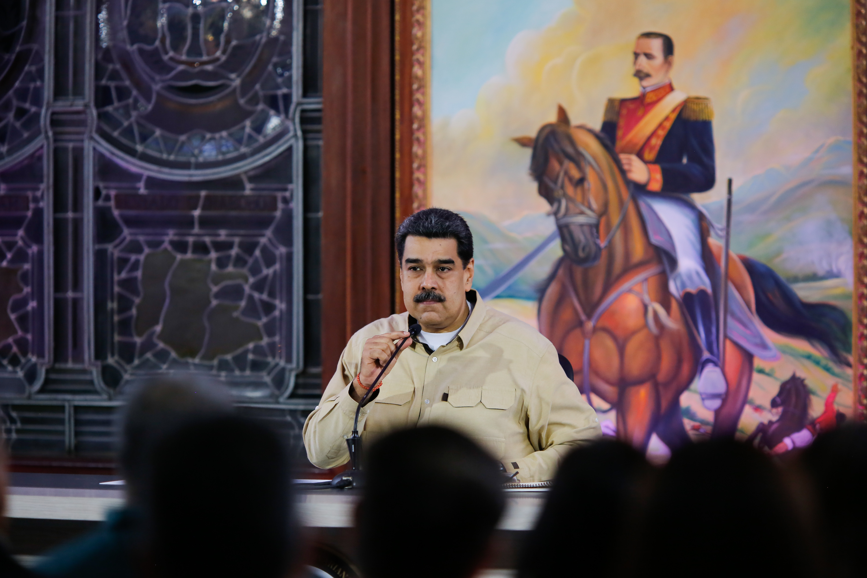 Nicolás Maduro, líder presidente de Venezuela, quien es desconocido por Estados Unidos y 50 países más. (Foto Prensa Libre: AFP)